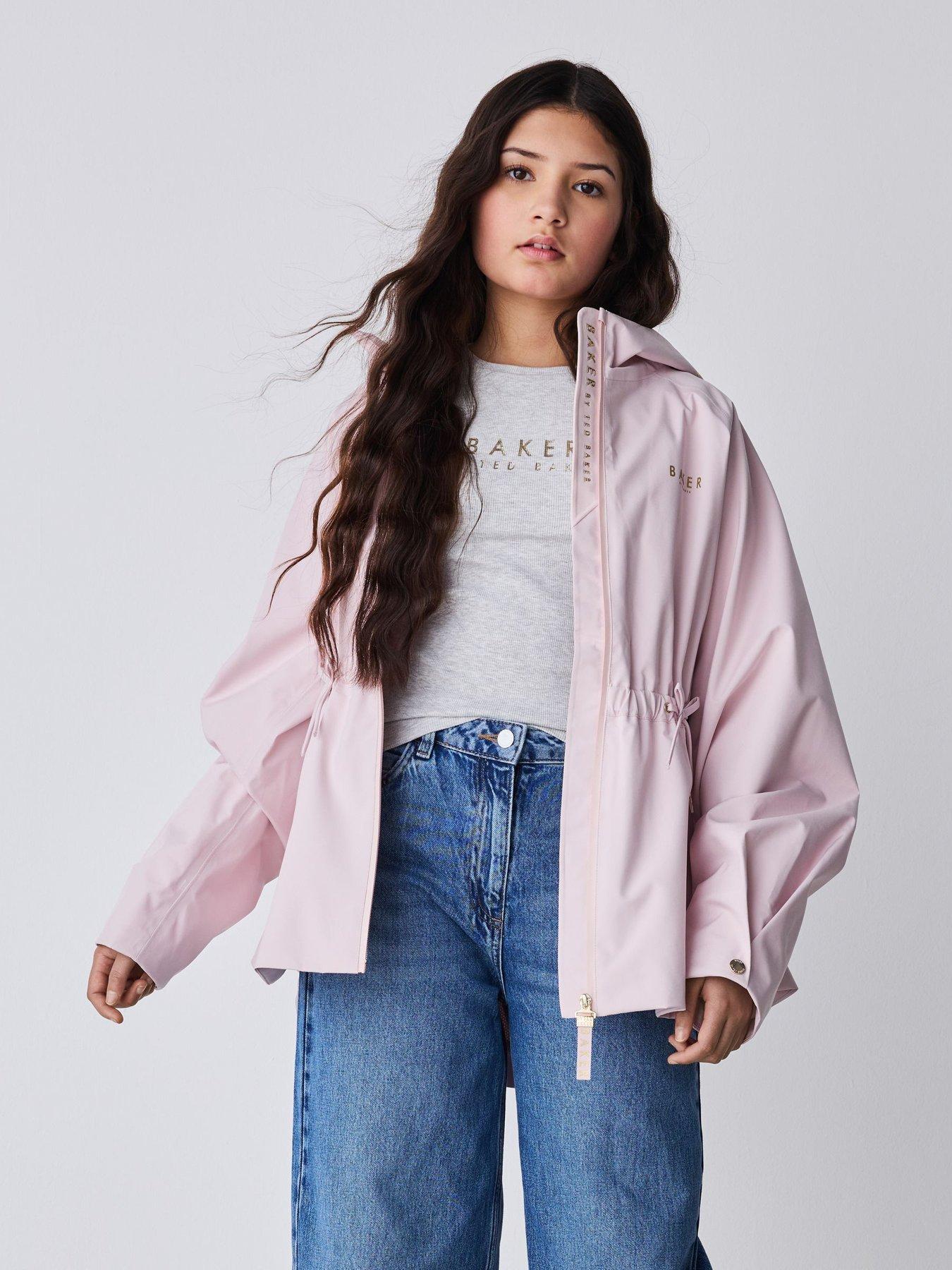 Image 5 of 7 of Ted Baker Girls Lightweight Rainmac - Pink
