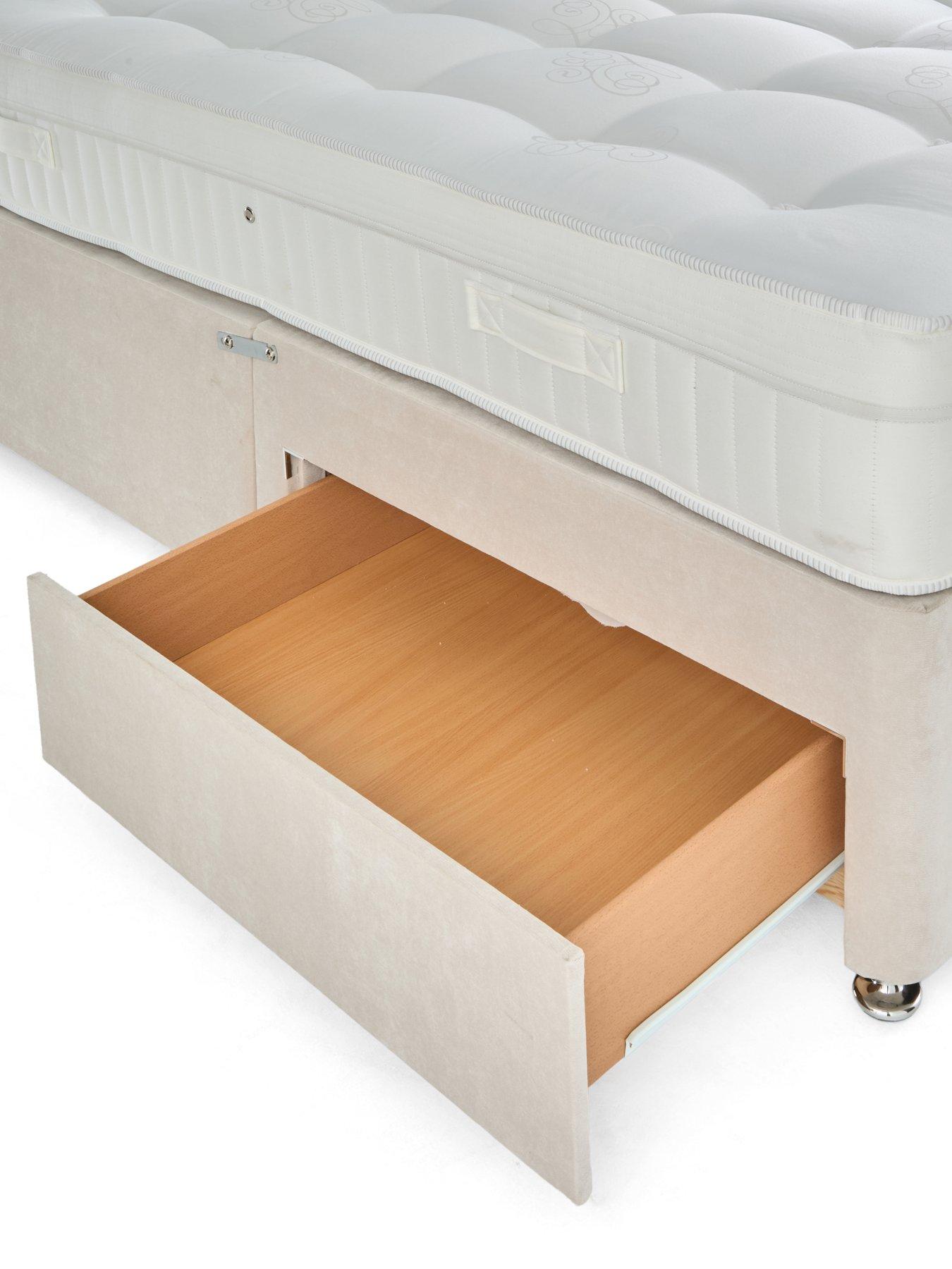 Image 6 of 7 of The Very Collection Sheridan Divan Base with 2 Drawers + Headboard + &nbsp;Natural Fibre Pocket 1000 Mattress