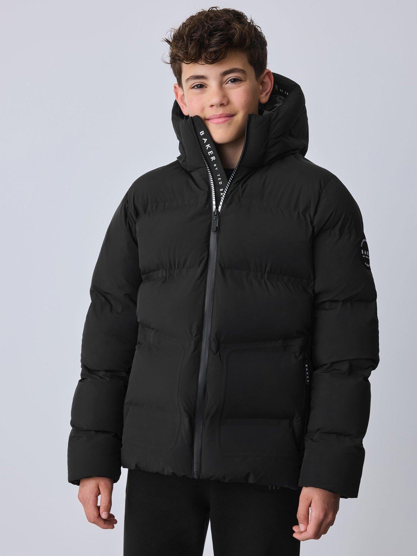Ted Baker Boys Sporty Padded Coat - Black