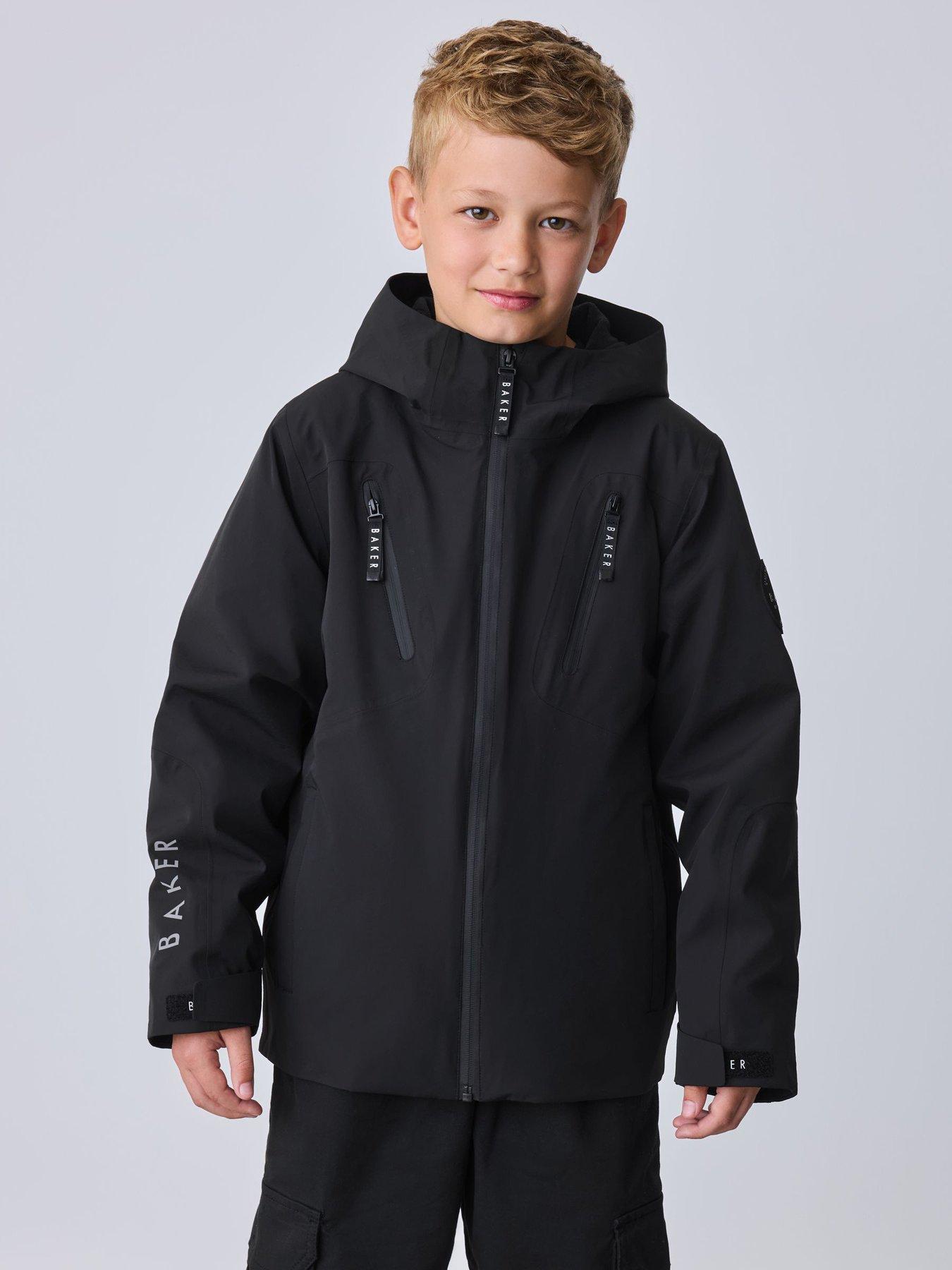 Ted Baker Boys Waterproof Lightweight Jacket - Black
