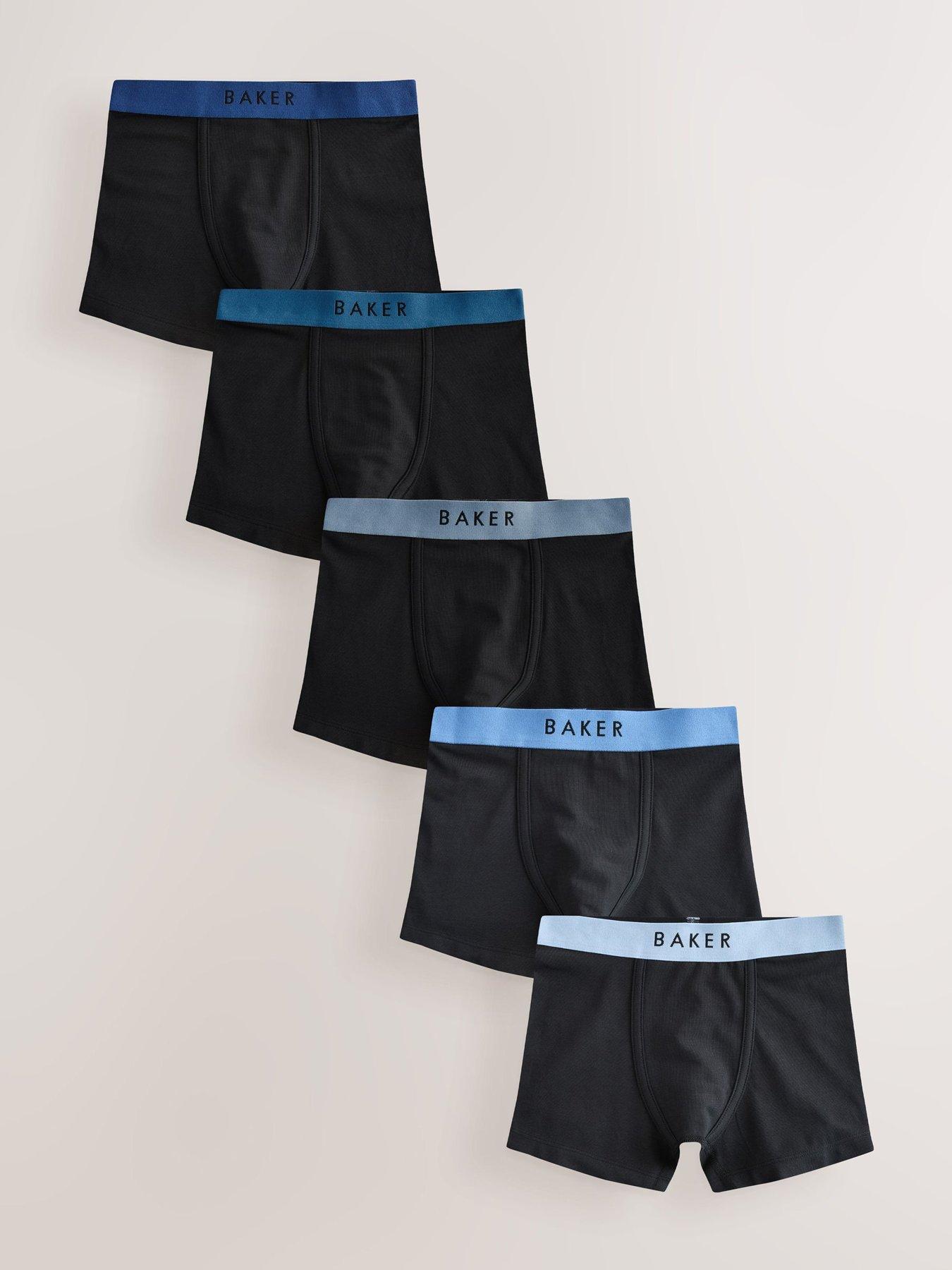 Image 1 of 7 of Ted Baker Older Boys 5 Pack Boxers - Multi