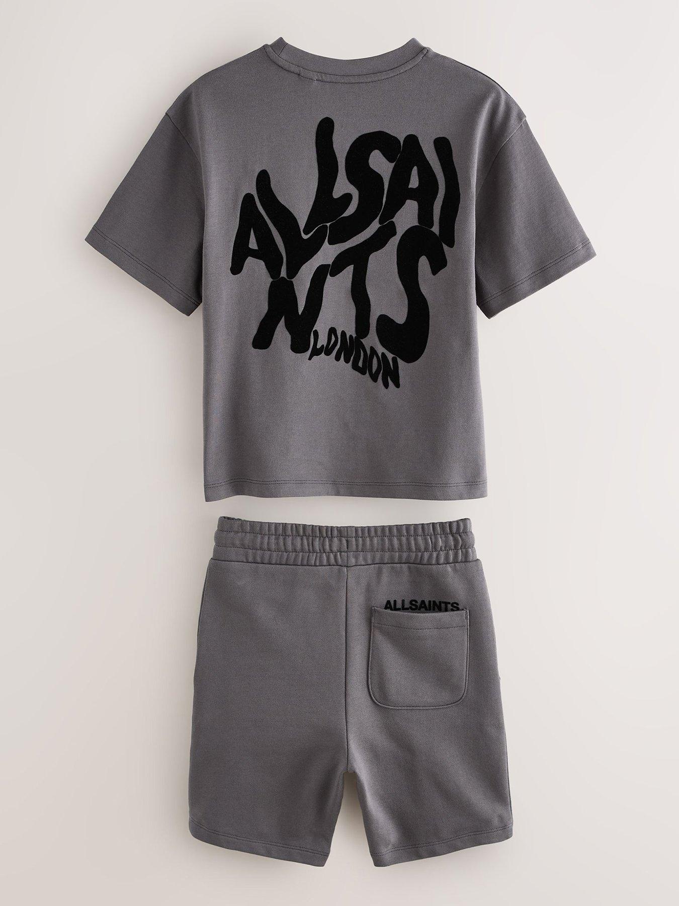 Image 3 of 7 of smALLSAINTS Boys Orlando T-shirt &amp; Shorts Set - Grey