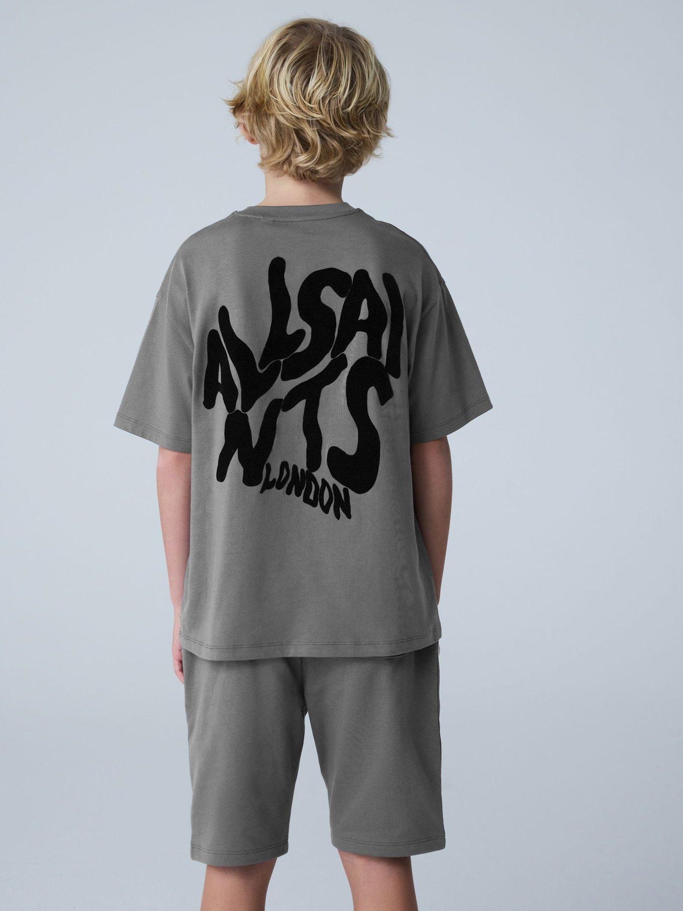 Image 7 of 7 of smALLSAINTS Boys Orlando T-shirt &amp; Shorts Set - Grey