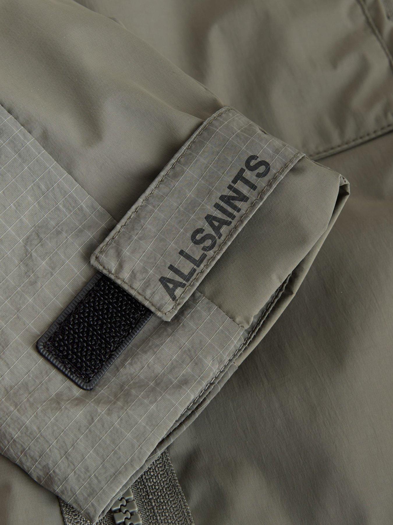 Image 6 of 7 of smALLSAINTS Kids' Underground Lightweight Hooded Jacket - Khaki Green