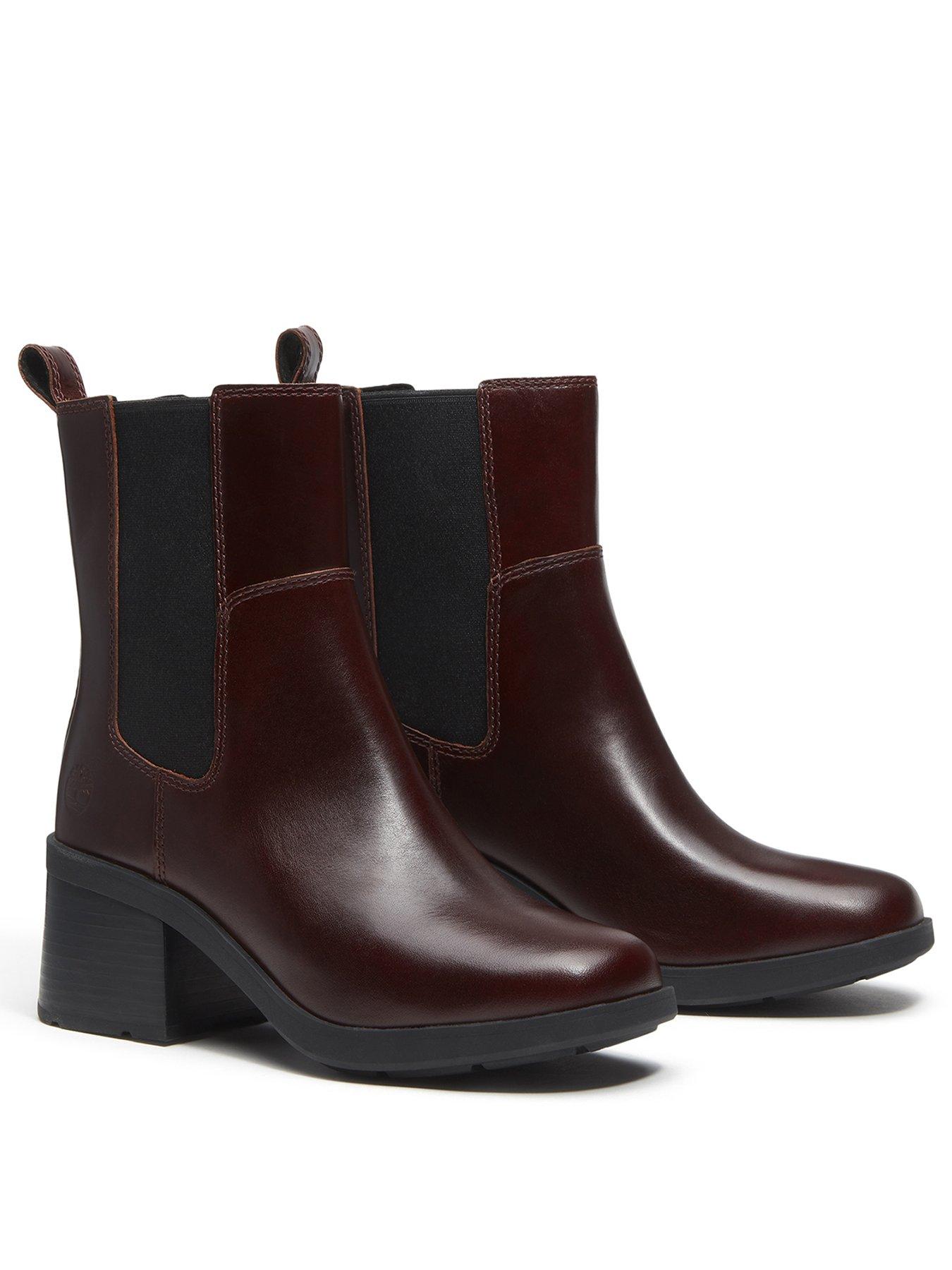 Image 2 of 7 of Timberland Bellevaux Mid Chelsea Boot Burgundy Full Grain