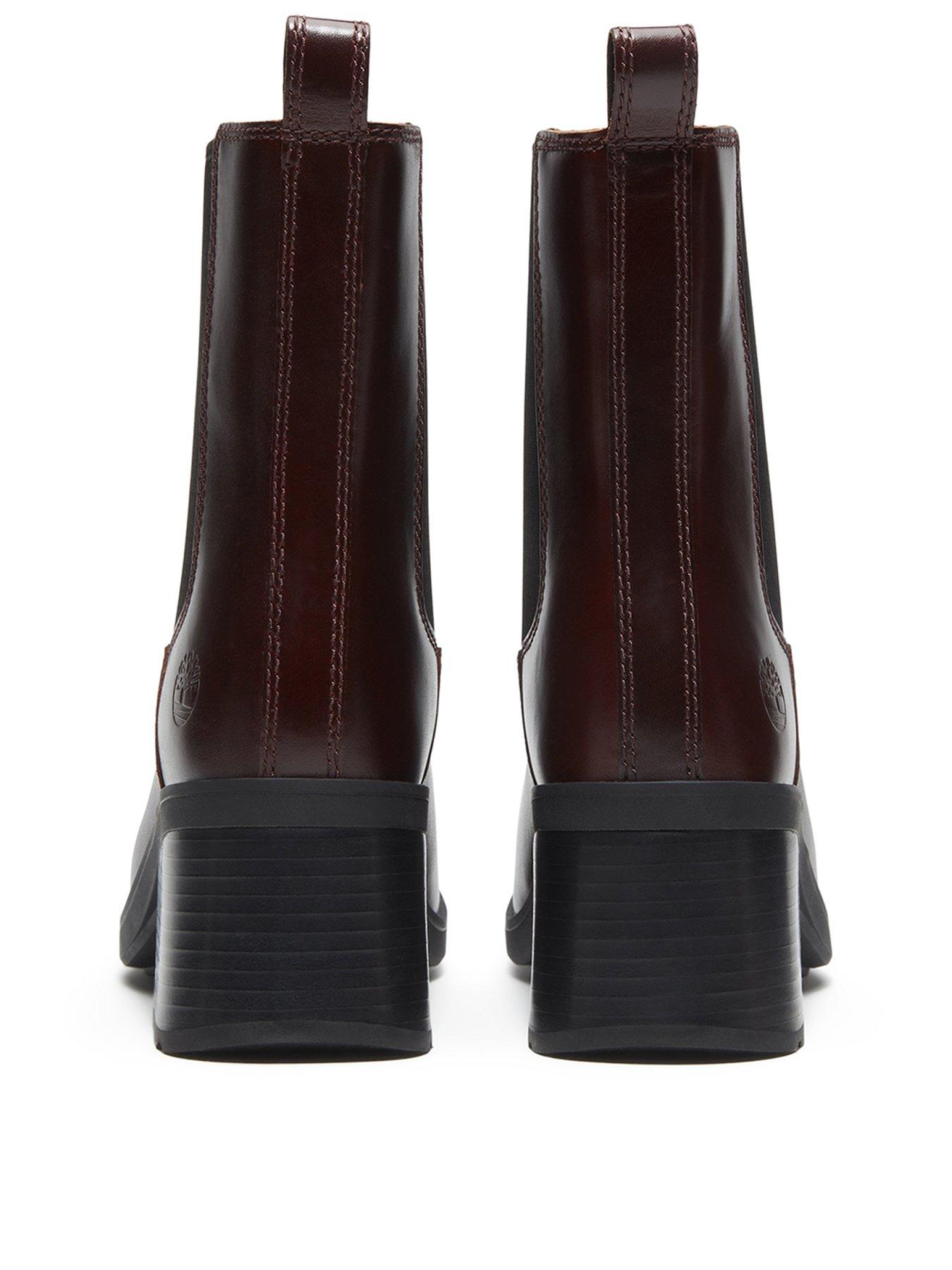 Image 3 of 7 of Timberland Bellevaux Mid Chelsea Boot Burgundy Full Grain