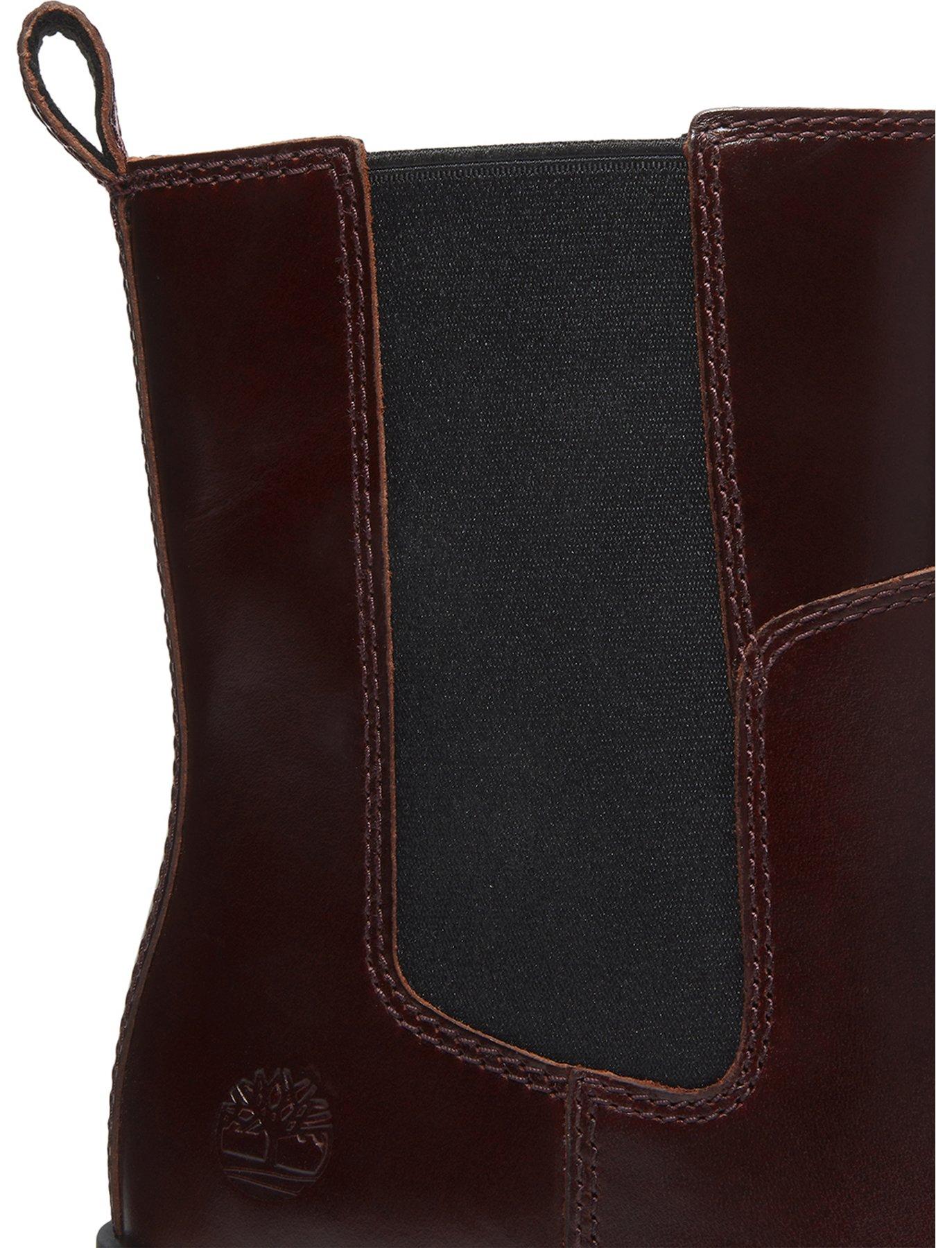 Image 7 of 7 of Timberland Bellevaux Mid Chelsea Boot Burgundy Full Grain