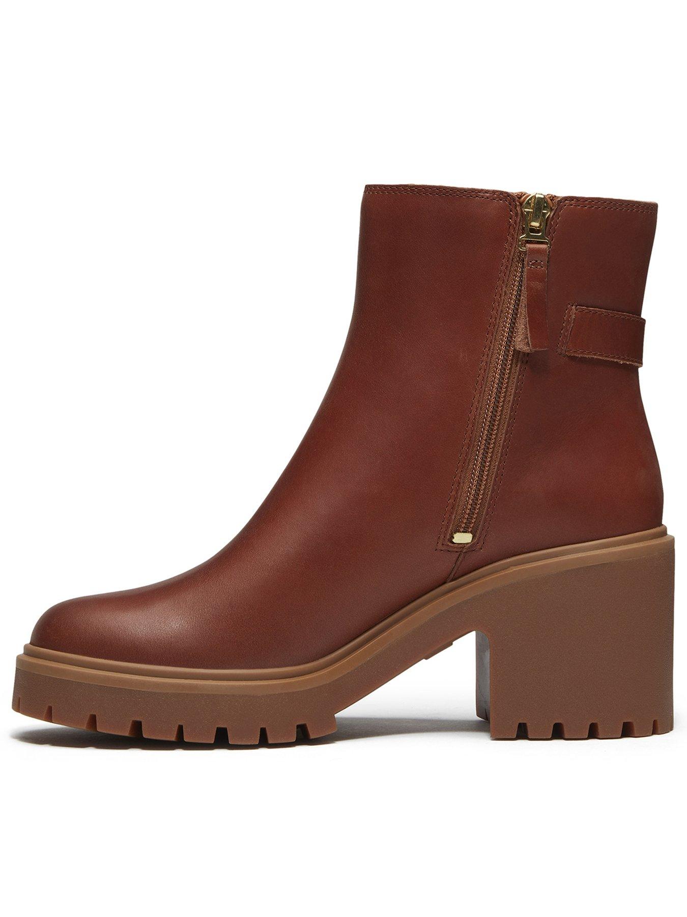 Image 6 of 7 of Timberland Stone Heights Chelsea Leather Boots - Brown