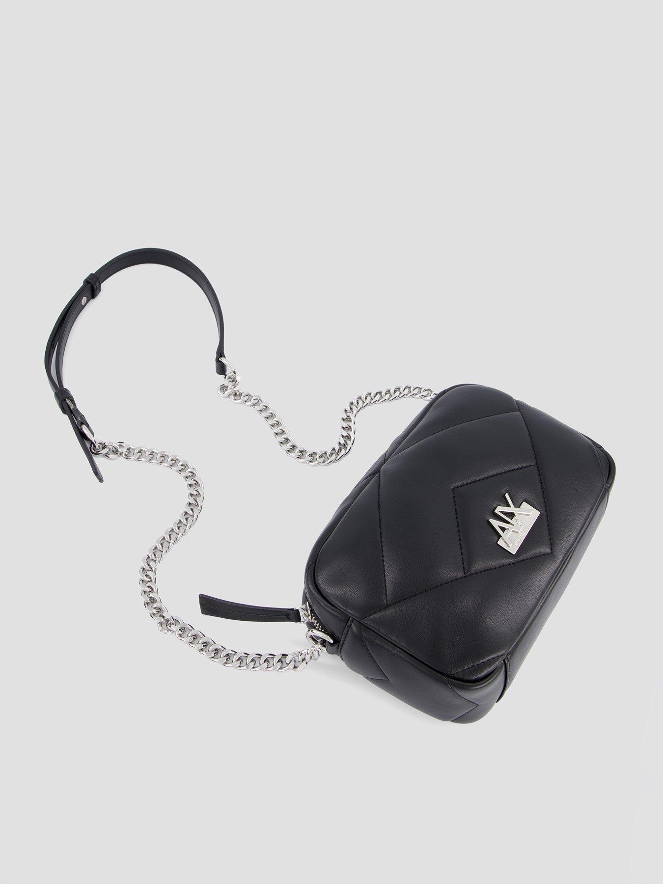 Image 2 of 4 of Armani Exchange Vicky Crossbody Bag - Black