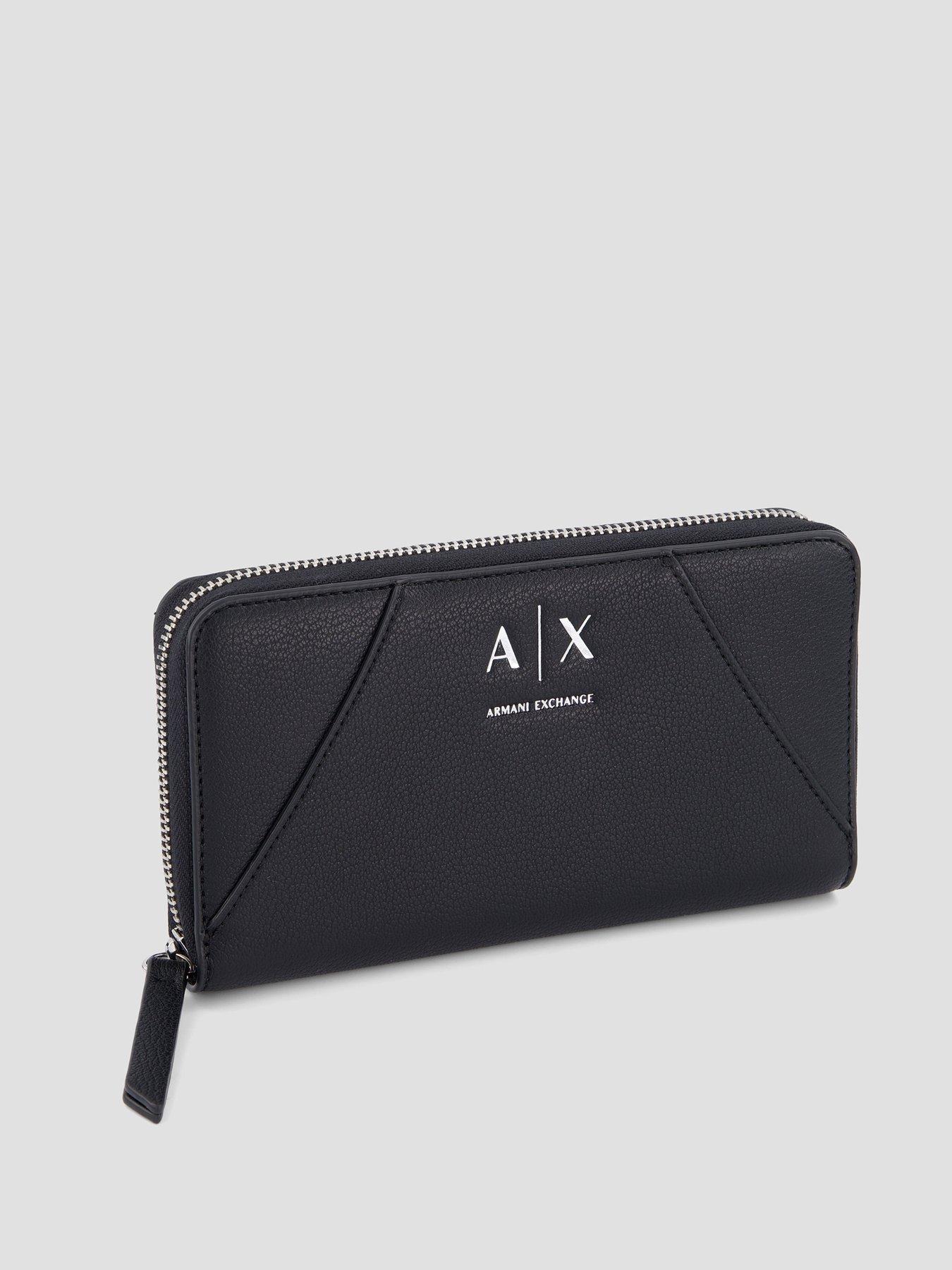 Image 2 of 4 of Armani Exchange Isabel Zip Around Wallet - Black