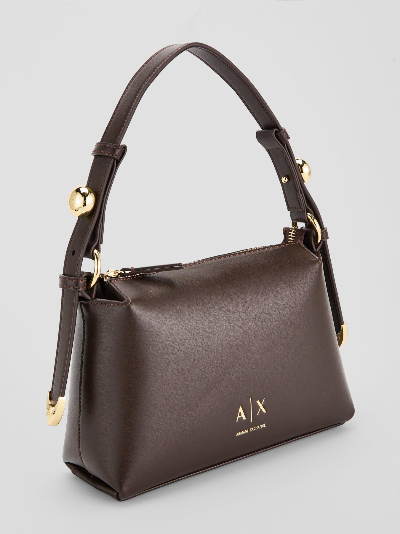 Image 4 of 6 of Armani Exchange Armani Exchange Helen Shoulder Bag - Black