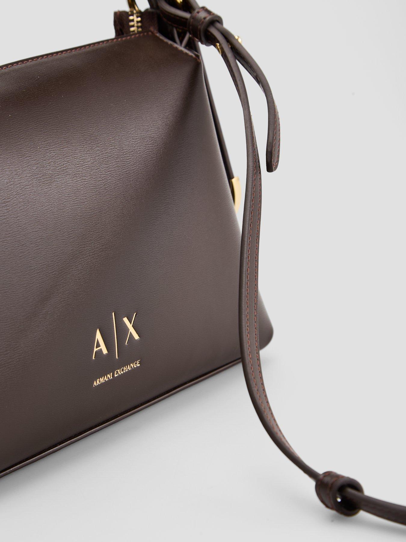 Image 5 of 6 of Armani Exchange Armani Exchange Helen Shoulder Bag - Black