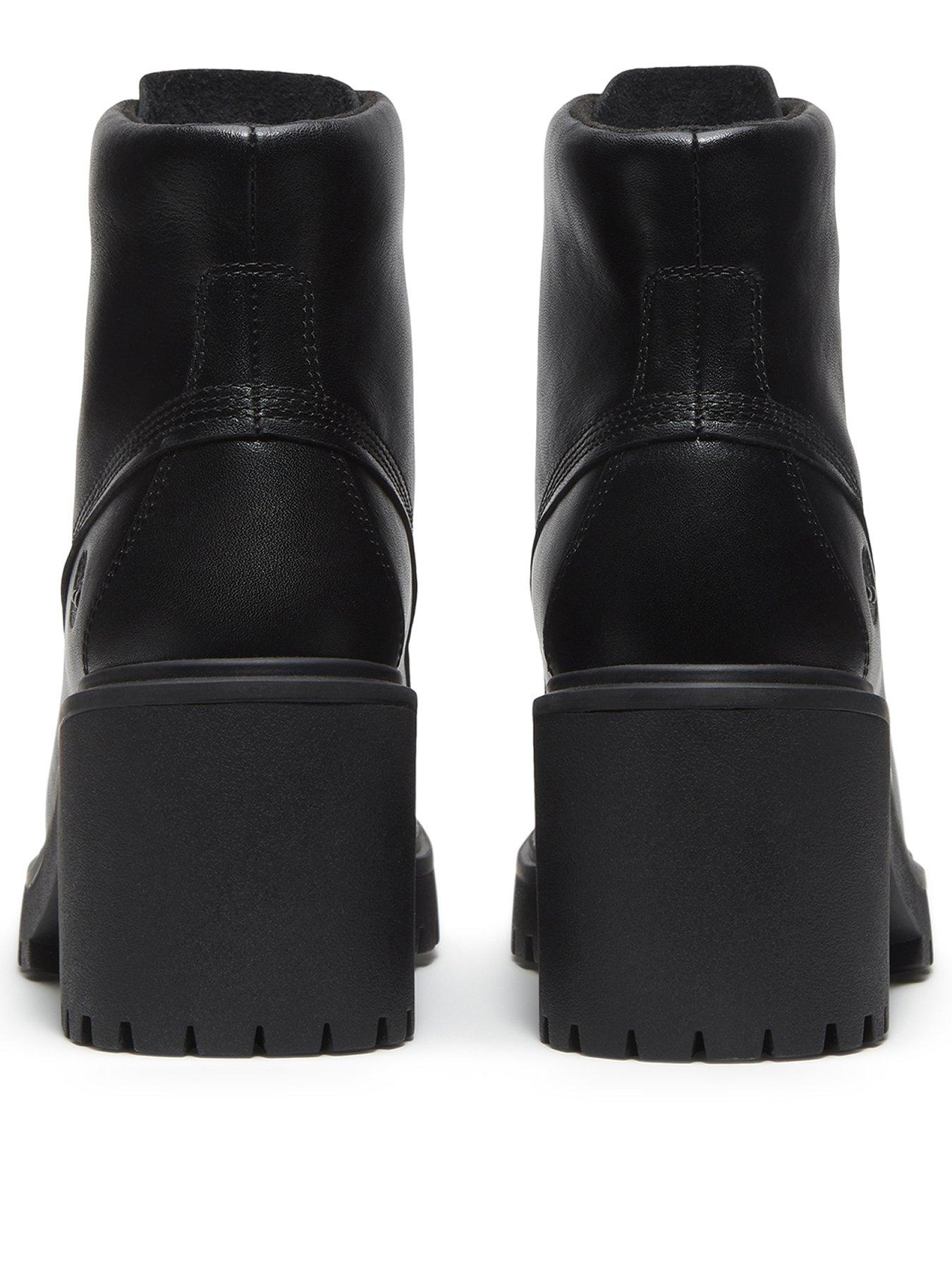 Image 3 of 7 of Timberland Stone Heights Mid Lace Up Boots - Black
