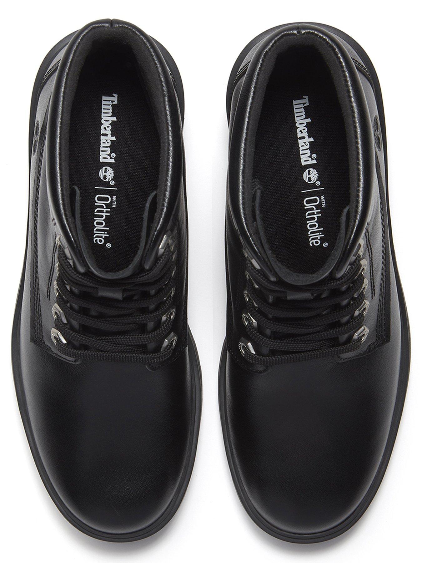Image 4 of 7 of Timberland Stone Heights Mid Lace Up Boots - Black