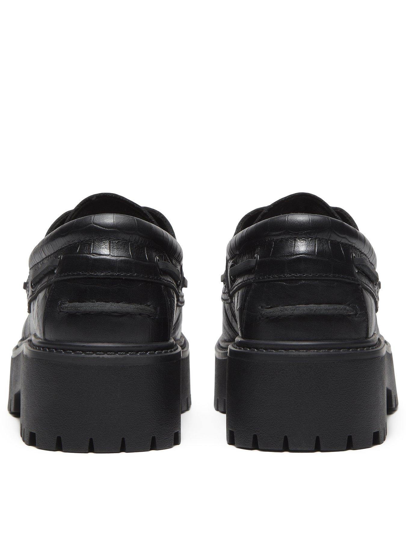 Image 3 of 7 of Timberland Stone Street Platform Boat Shoes - Black