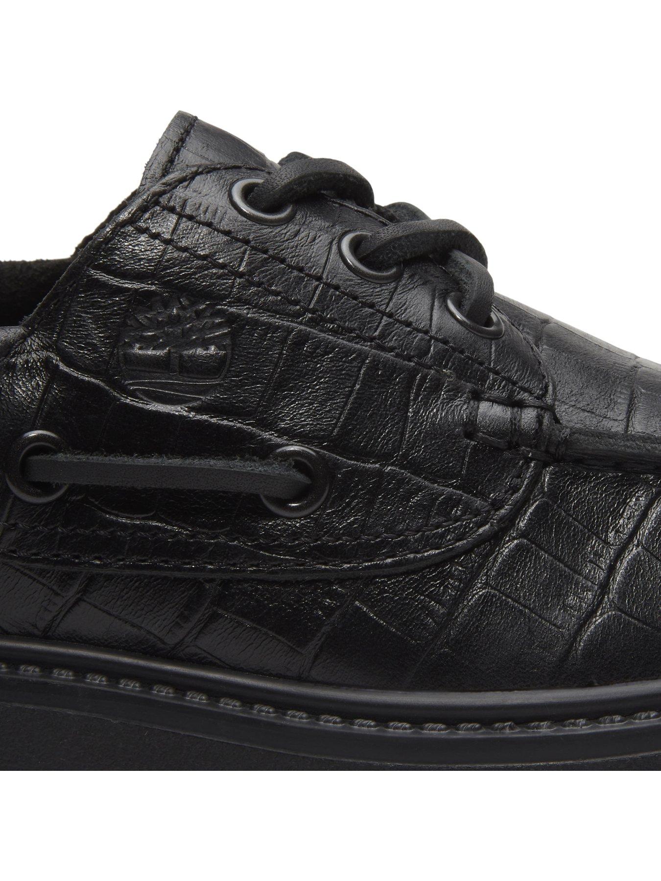 Image 7 of 7 of Timberland Stone Street Platform Boat Shoes - Black