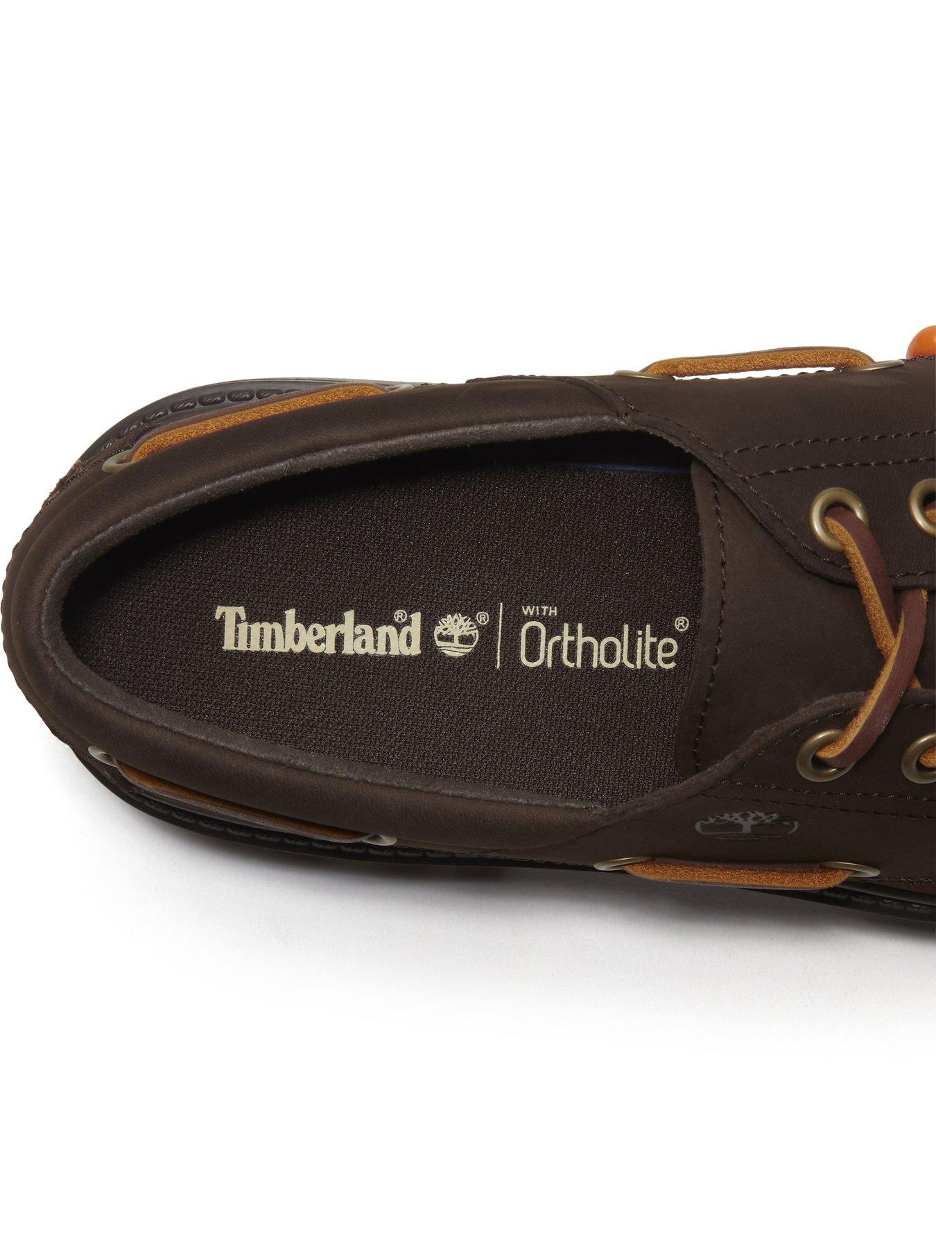 Image 6 of 6 of Timberland Stone Street Platform Boat Shoes - Dark Brown
