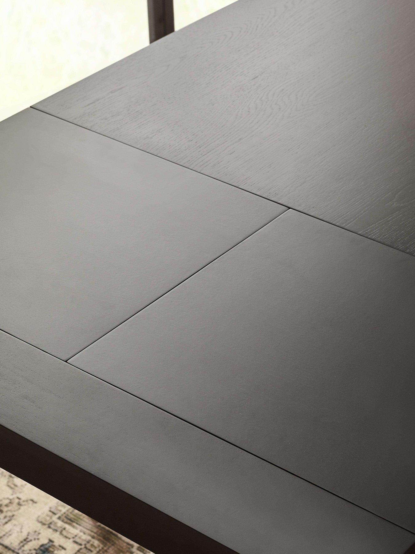 Image 4 of 7 of Julian Bowen Knoxley Black Extending Table And 8 Chairs