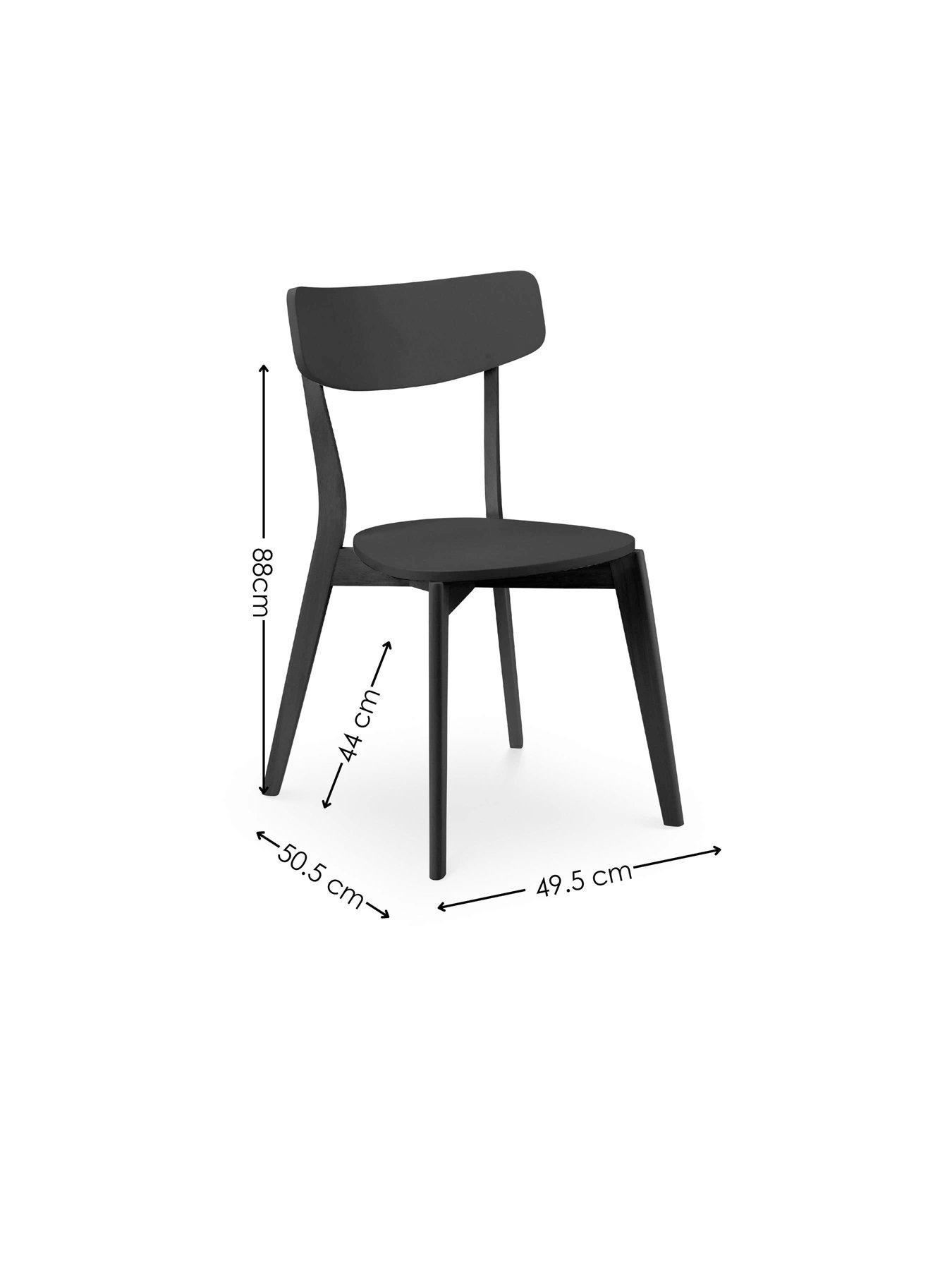 Image 7 of 7 of Julian Bowen Set Of 2 Casa Dining Chairs