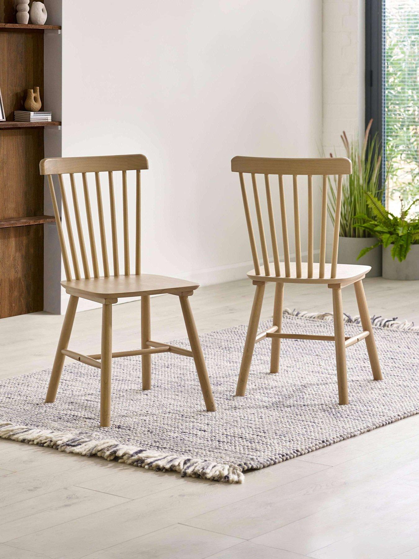 Julian Bowen Set Of 2 Sakura Dining Chairs in One Colour