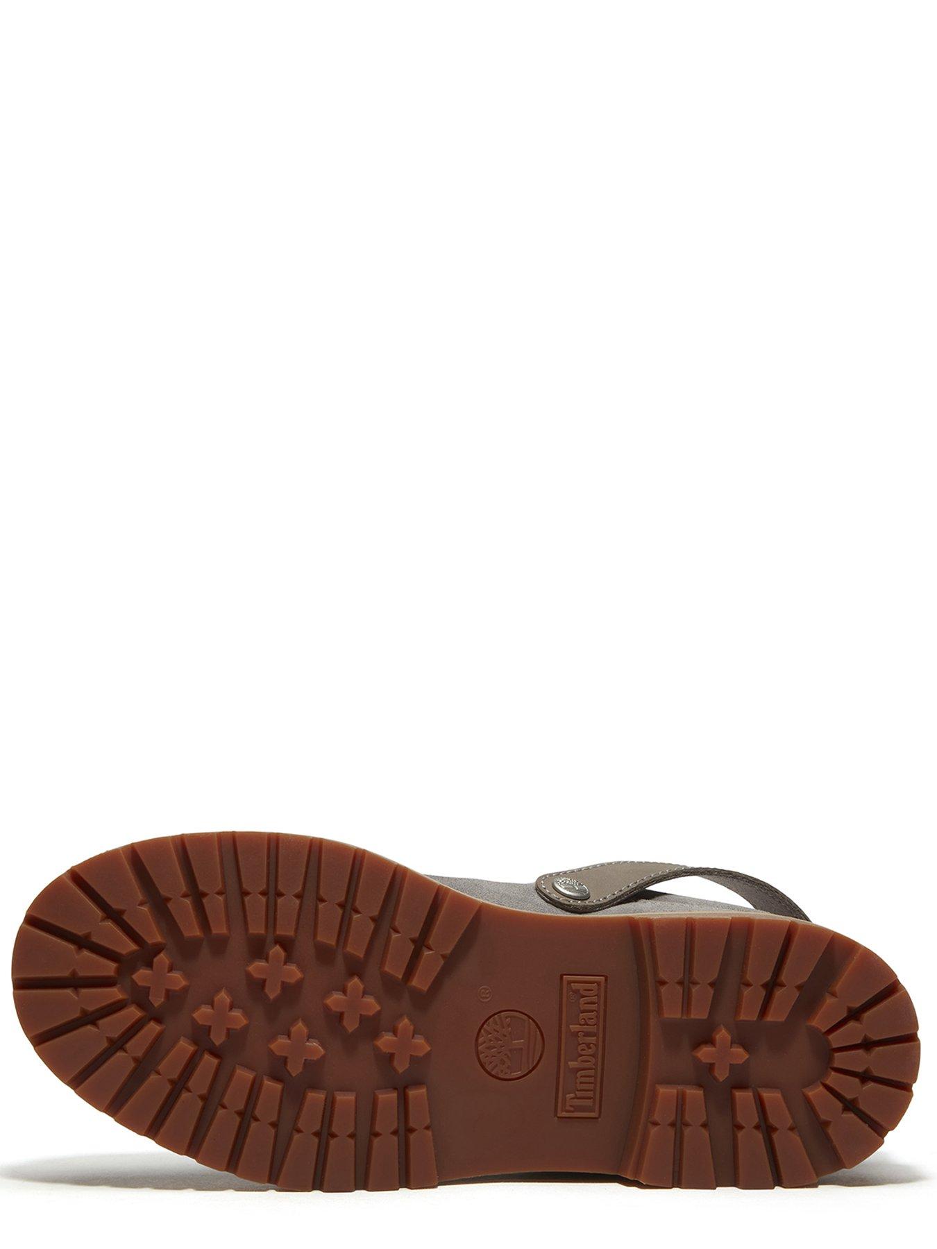 Image 5 of 7 of Timberland Womens Suede Adjustable Strap Clog Shoes - Grey