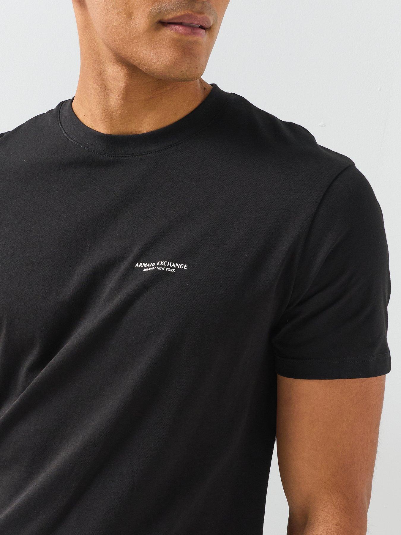 Image 6 of 6 of Armani Exchange Garage Back Graphic T-Shirt - Black