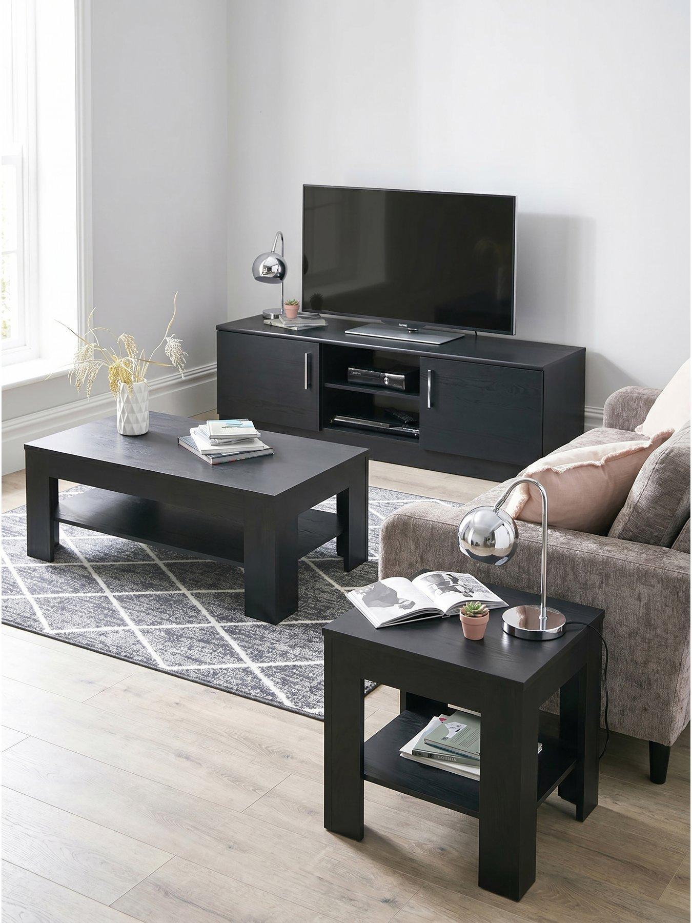 Image 1 of 7 of The Very Collection Panama Pack (side Table, Coffee, Tv Unit)