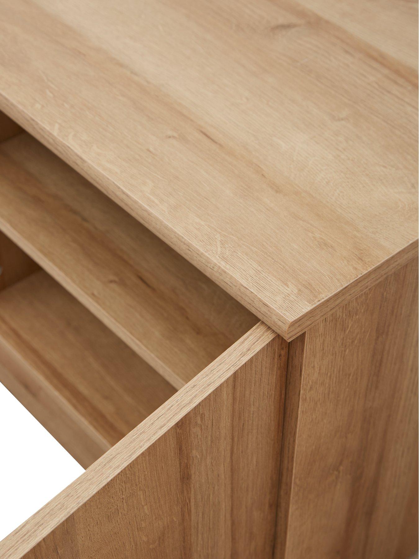 Image 6 of 7 of The Very Collection Home Essentials - Panama 3 Piece Package - Side Table, Coffee Table and TV Unit - Dark Oak - FSC&reg; Certified