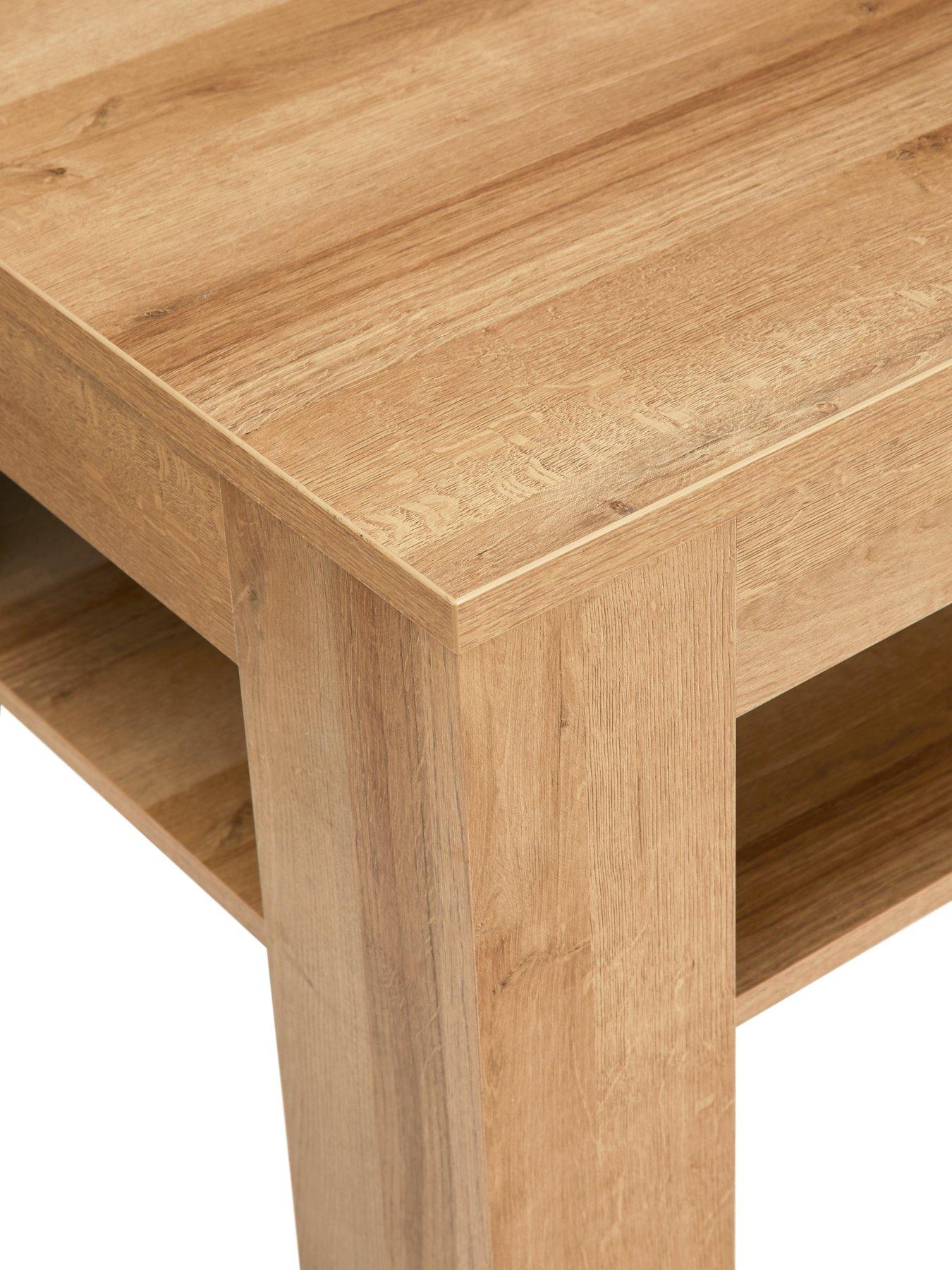 Image 7 of 7 of The Very Collection Home Essentials - Panama 3 Piece Package - Side Table, Coffee Table and TV Unit - Dark Oak - FSC&reg; Certified