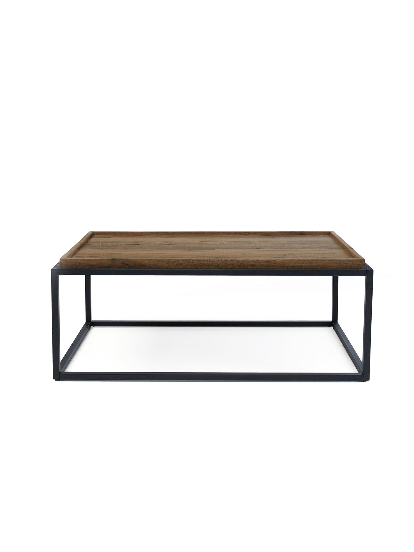Image 4 of 7 of The Very Collection Harlem 3 Piece Package - End Table, Coffee Table and TV Unit - Mid Oak - FSC&reg; Certified
