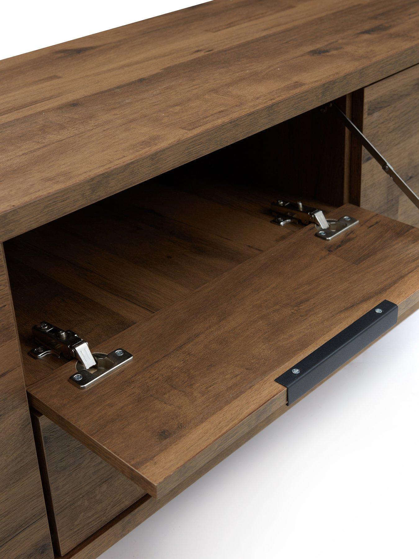 Image 7 of 7 of The Very Collection Harlem 3 Piece Package - End Table, Coffee Table and TV Unit - Mid Oak - FSC&reg; Certified