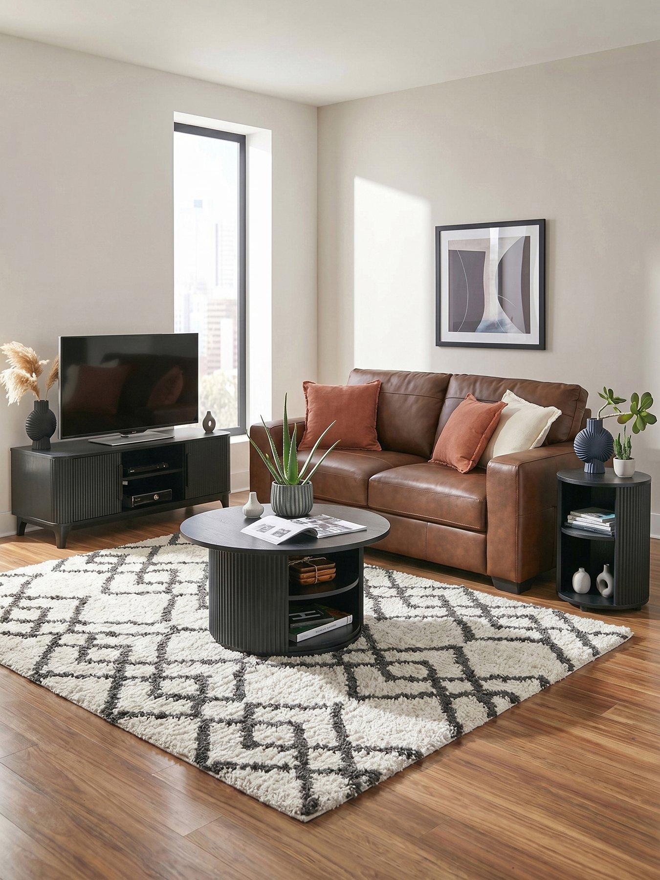 The Very Collection Carina 3 Piece Package Deal - Side Table, Coffee Table and TV Unit - FSC® Certified