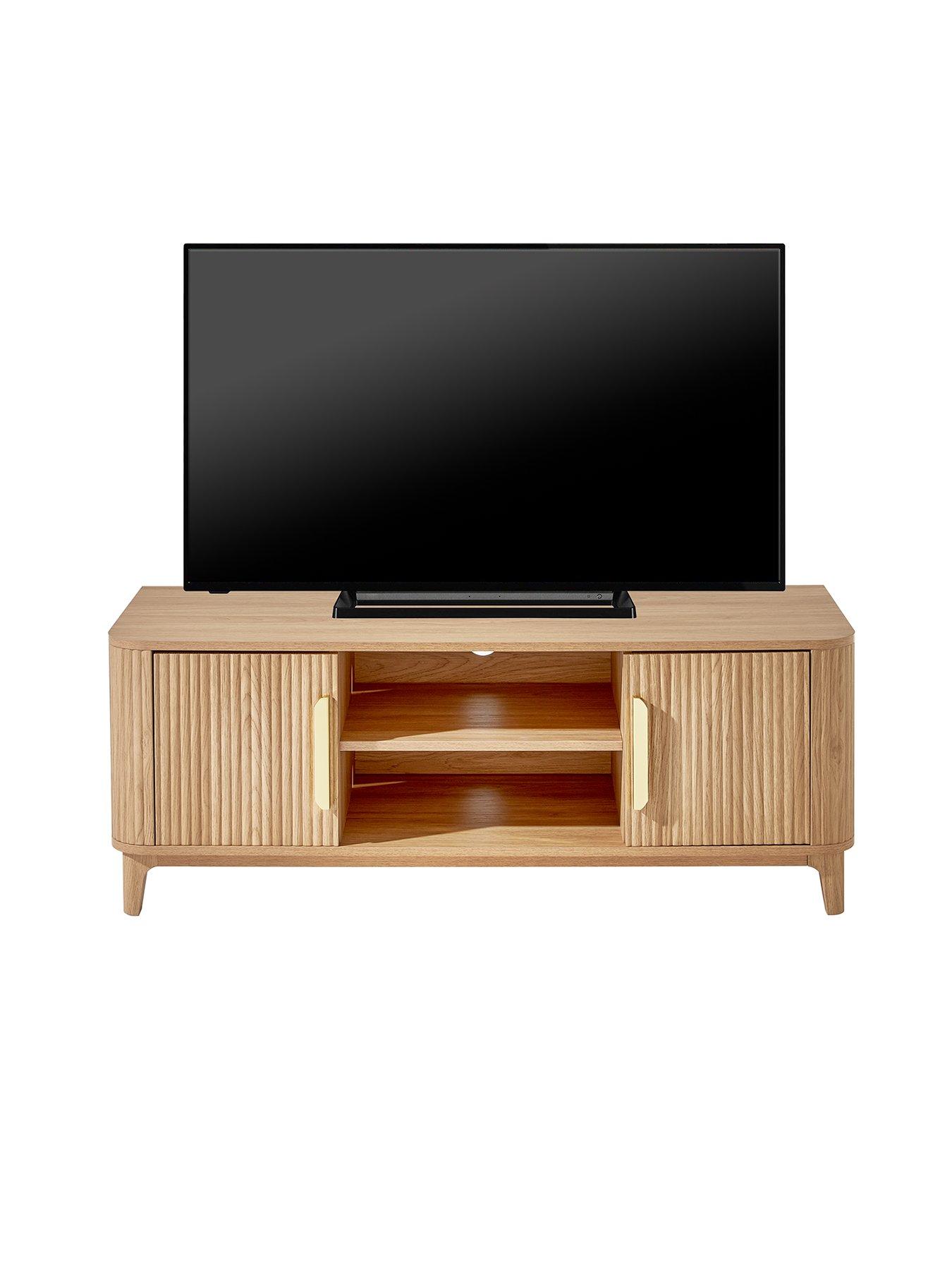 Image 2 of 7 of The Very Collection Carina 3 Piece Package Deal - Side Table, Coffee Table and TV Unit - Oak - FSC&reg; Certified