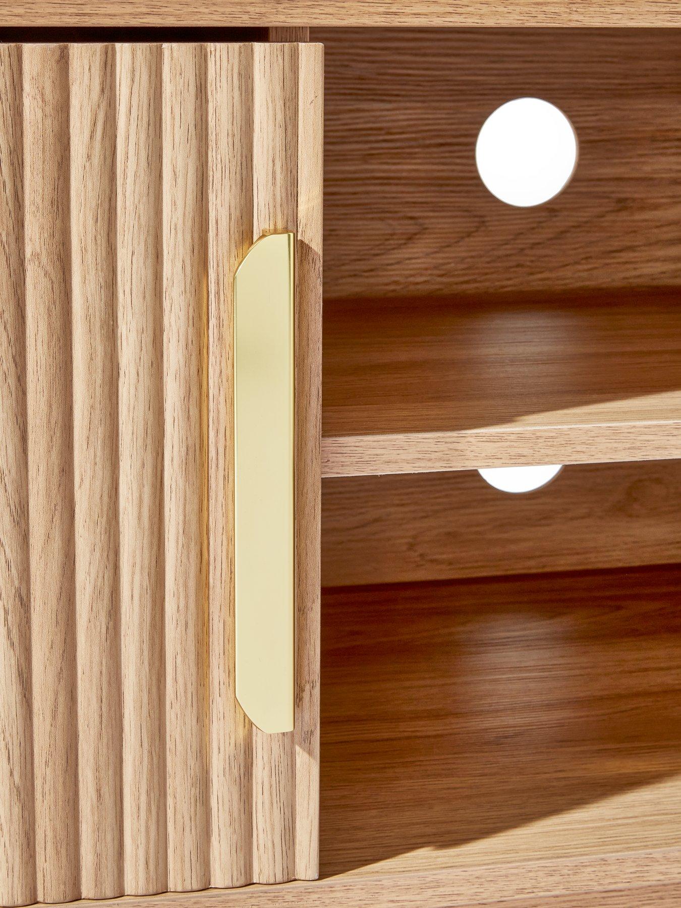 Image 6 of 7 of The Very Collection Carina 3 Piece Package Deal - Side Table, Coffee Table and TV Unit - Oak - FSC&reg; Certified