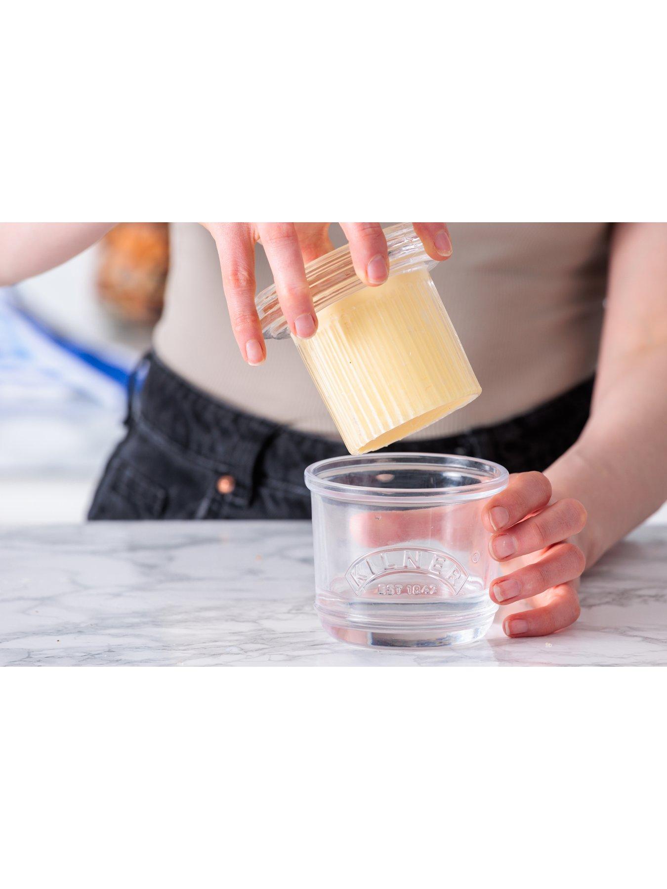 Image 4 of 7 of KILNER Glass Butter Crock