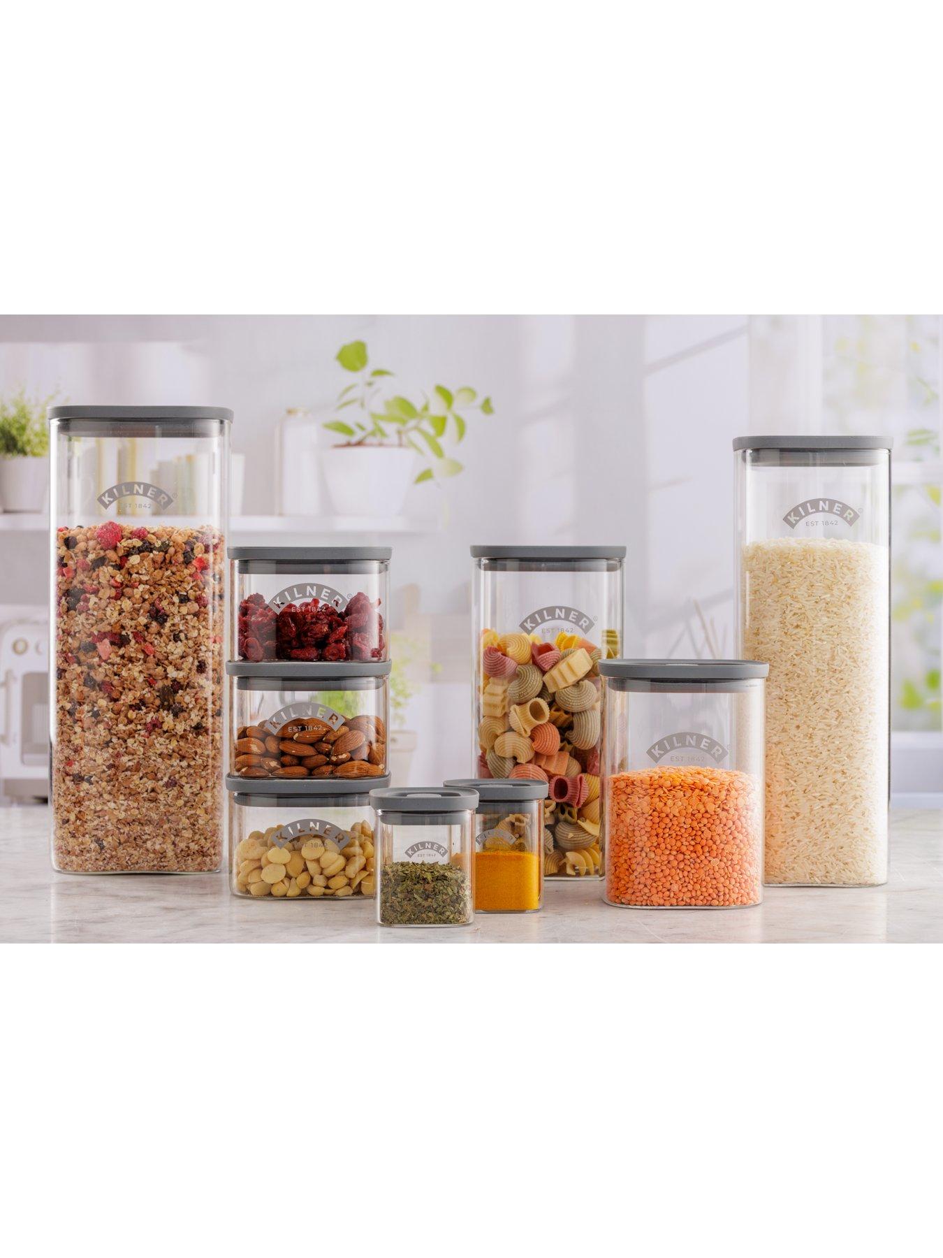 Image 3 of 4 of KILNER Fresh Storage Jar 3 Piece Pantry Set