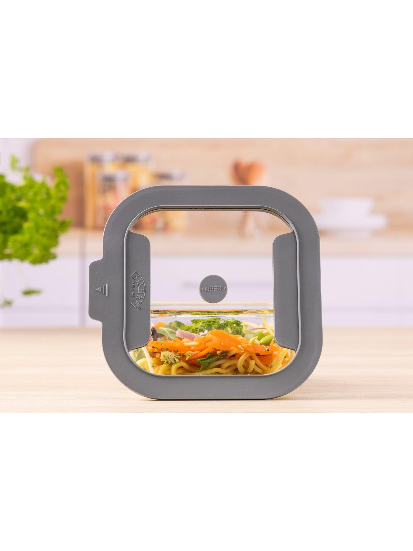 Image 3 of 6 of KILNER New Fresh Storage Square 0.8 L Set Of 3