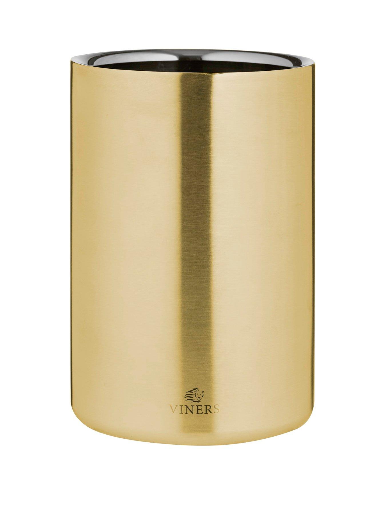 Image 2 of 4 of Viners Barware Wine Cooler Double Wall Gold 1.3l