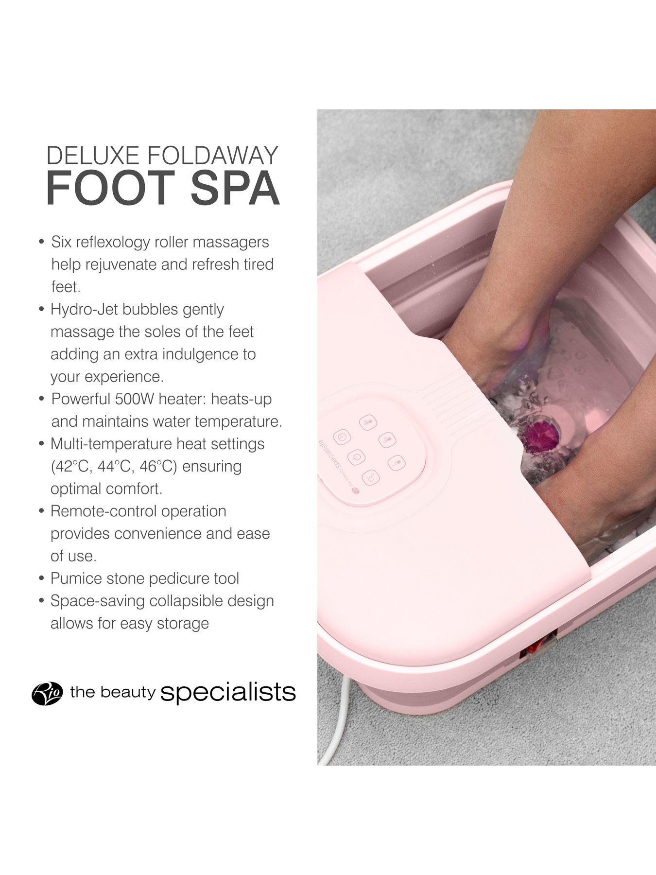 Image 6 of 7 of Rio Rio Deluxe Foldaway Foot Spa Bath - Pink