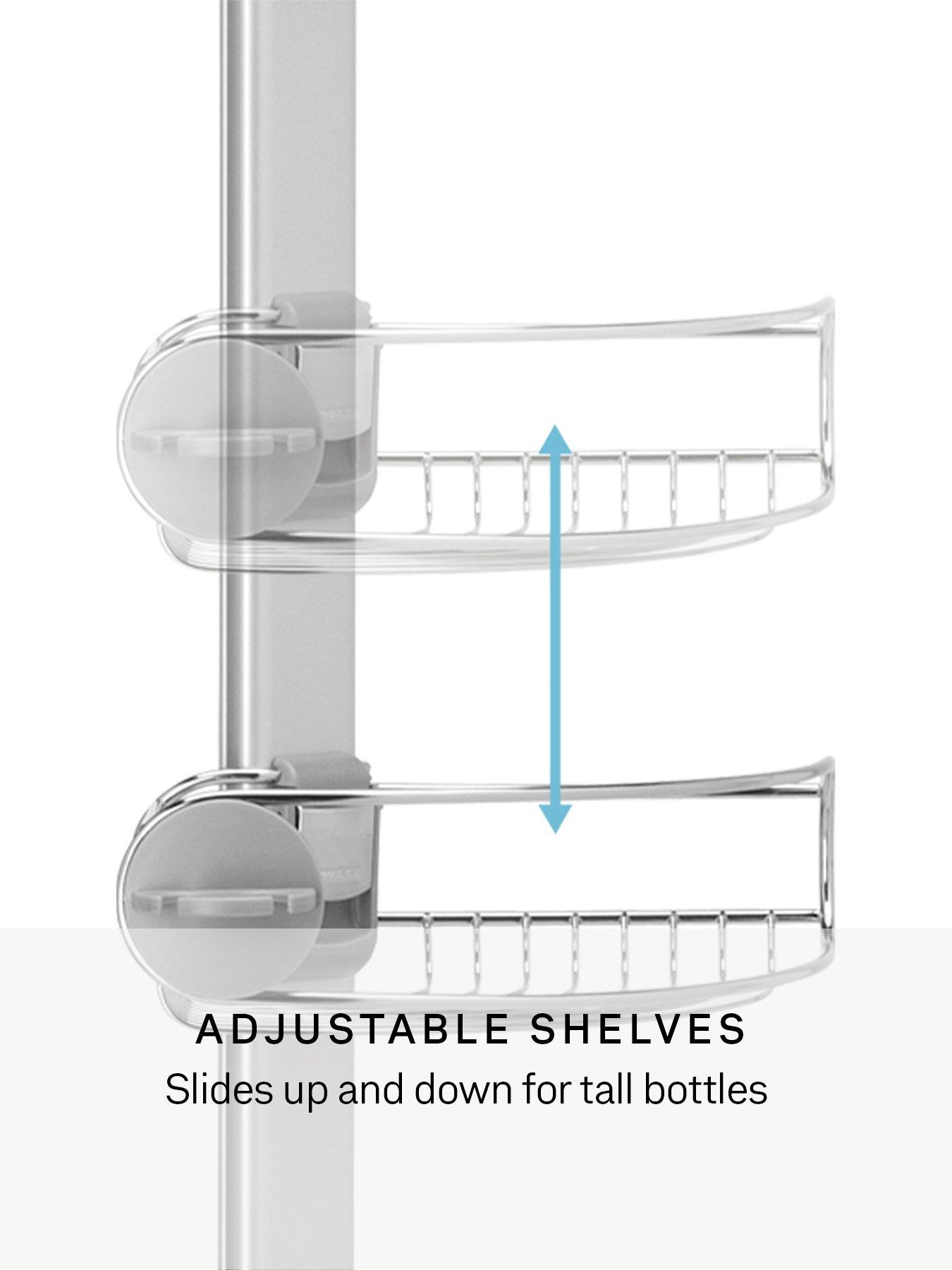 Image 4 of 7 of Simplehuman Corner Shower Caddy