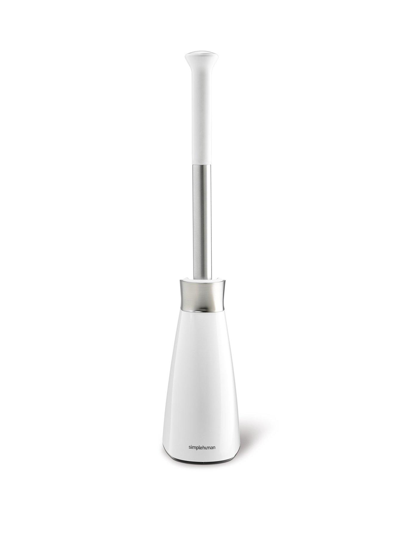 Simplehuman Toilet Brush, White Plastic & Stainless Steel