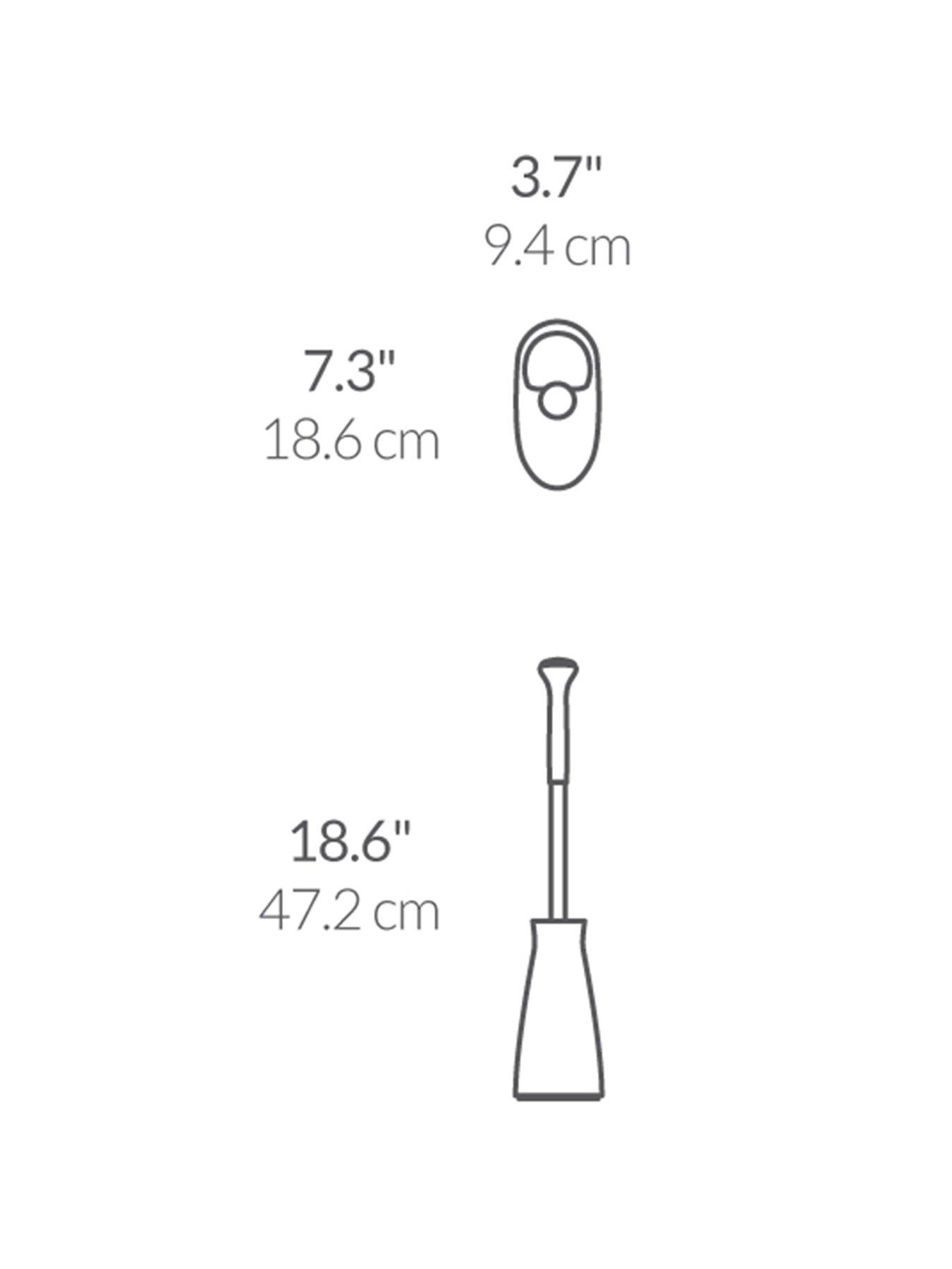 Image 6 of 6 of Simplehuman Toilet Brush, White Plastic & Stainless Steel