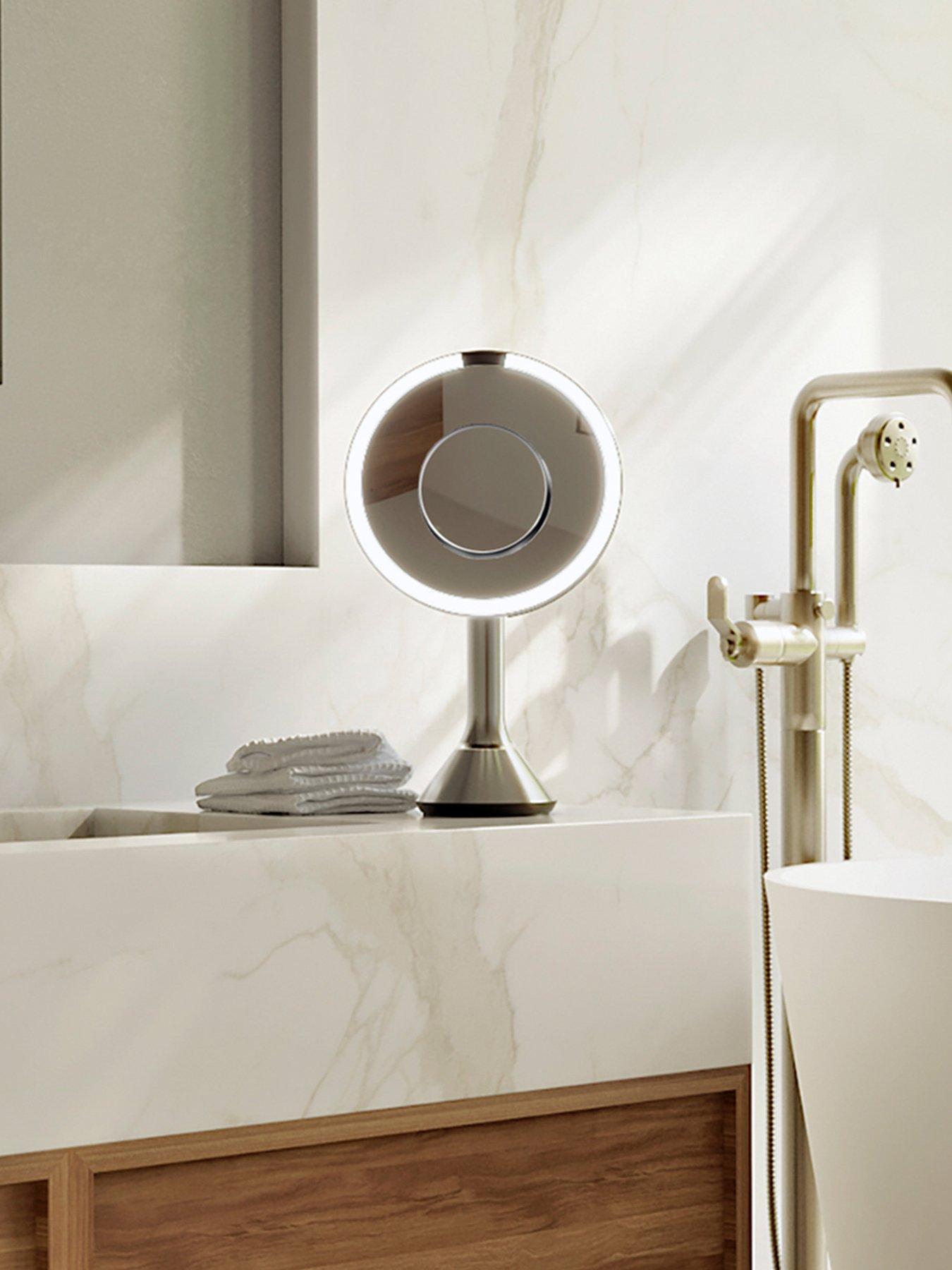 Simplehuman 8" Sensor Mirror W/touch Control Brightness + 10x Detail Mir