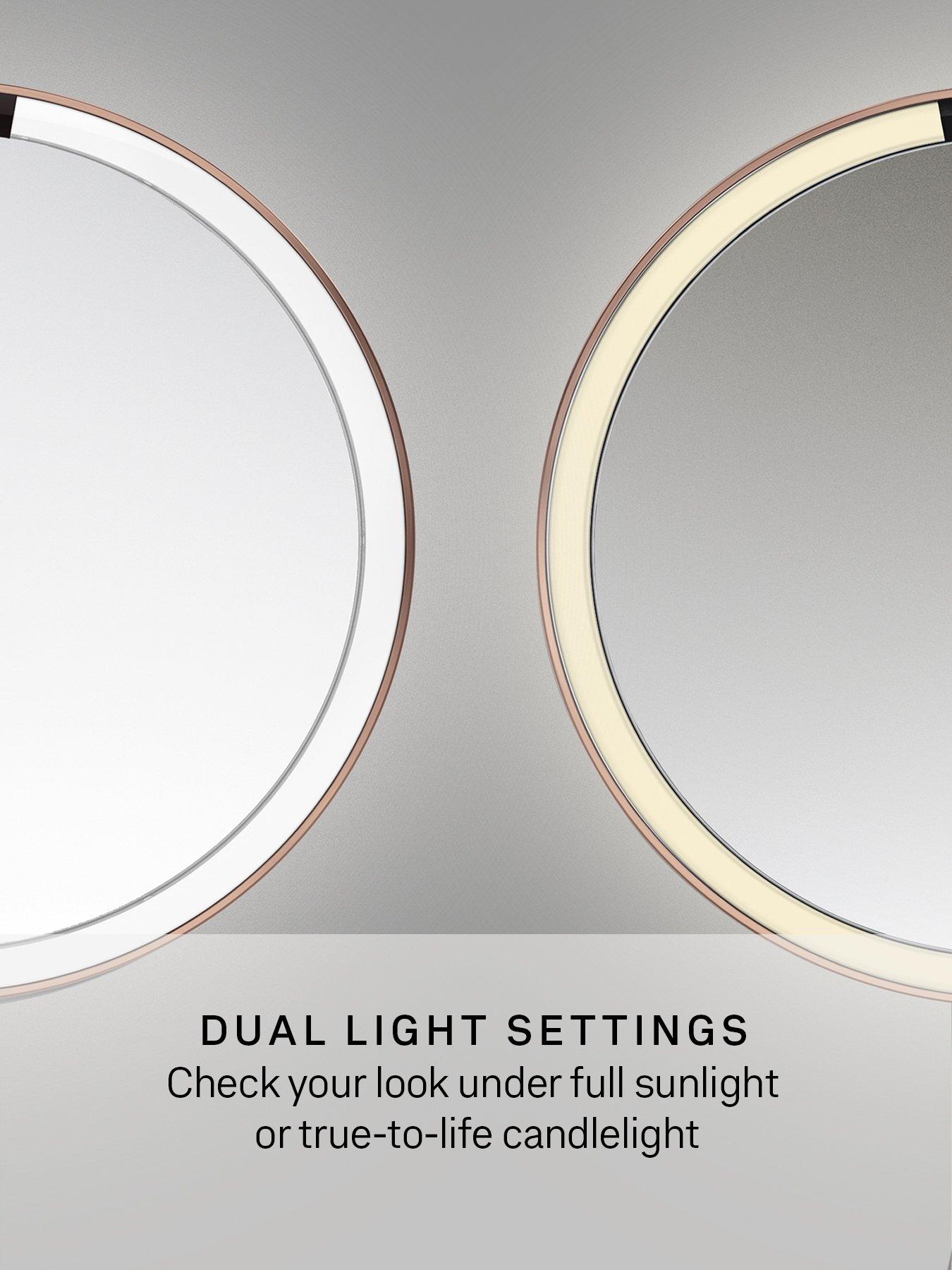 Image 5 of 7 of Simplehuman 8" Sensor Mirror W/touch Control Brightness + 10x Detail Mir