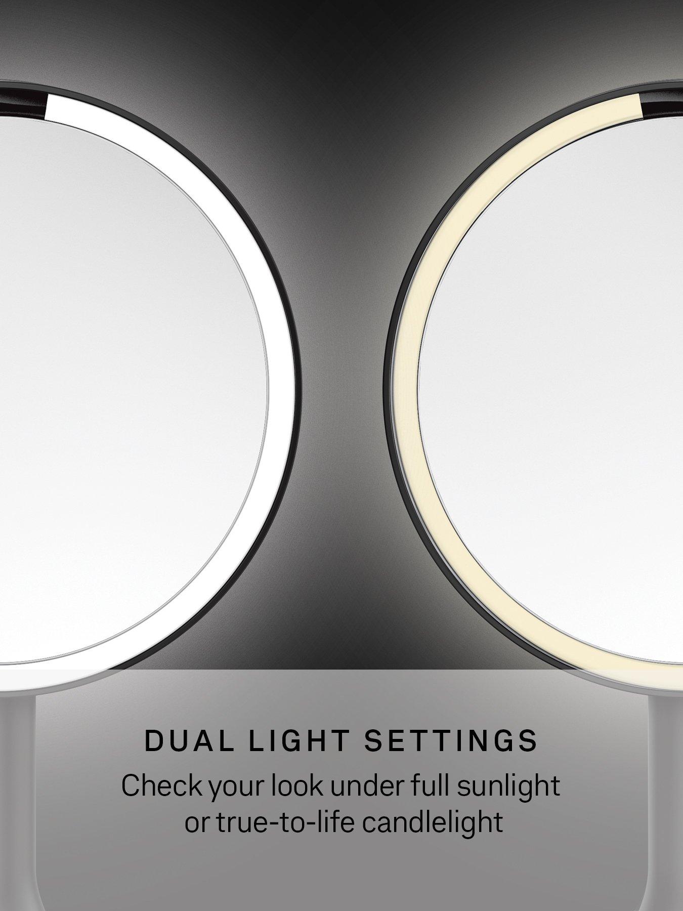 Image 5 of 7 of Simplehuman Sensor Mirror W/brightness Control +10x Detail, Matte Black