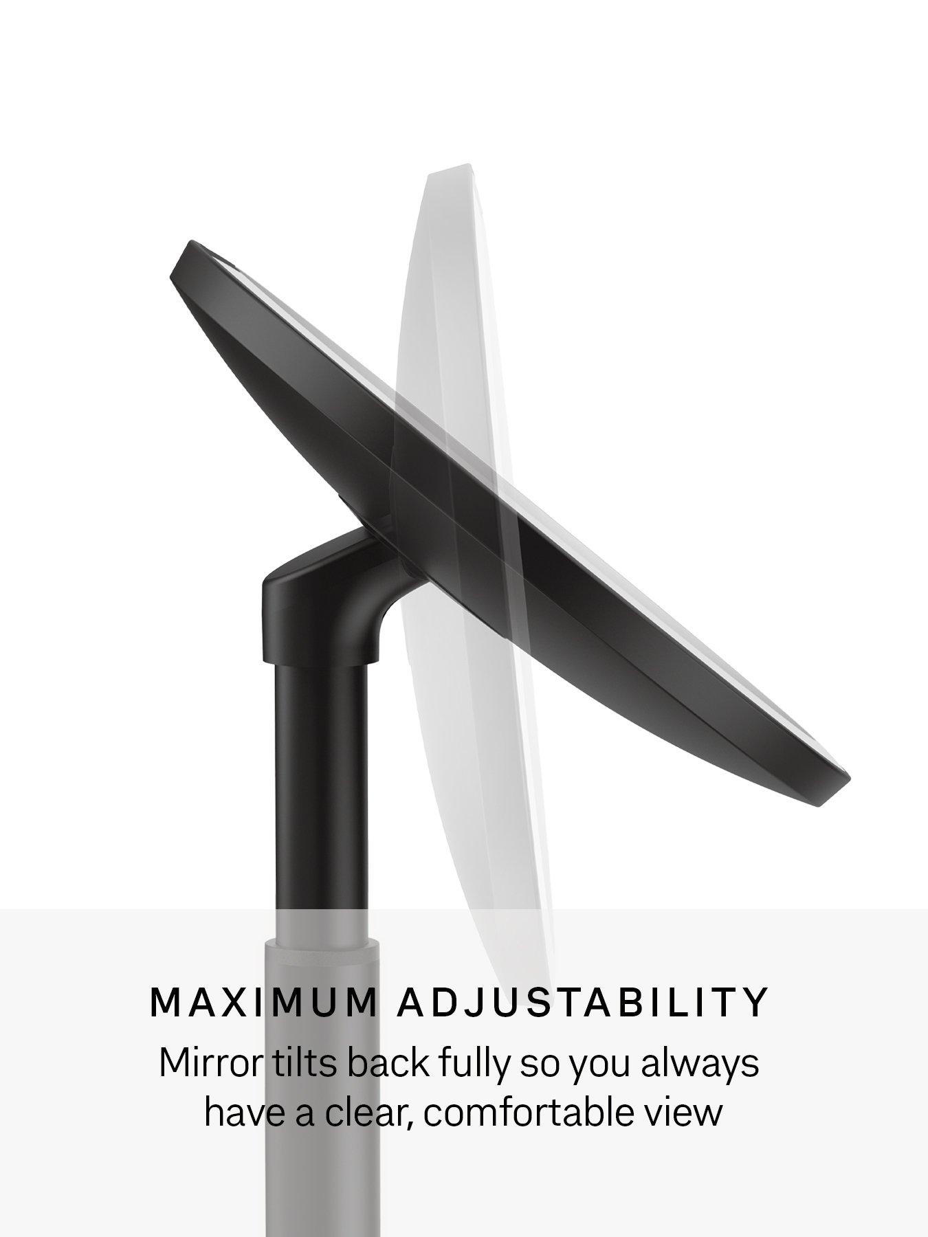 Image 6 of 7 of Simplehuman Sensor Mirror W/brightness Control +10x Detail, Matte Black