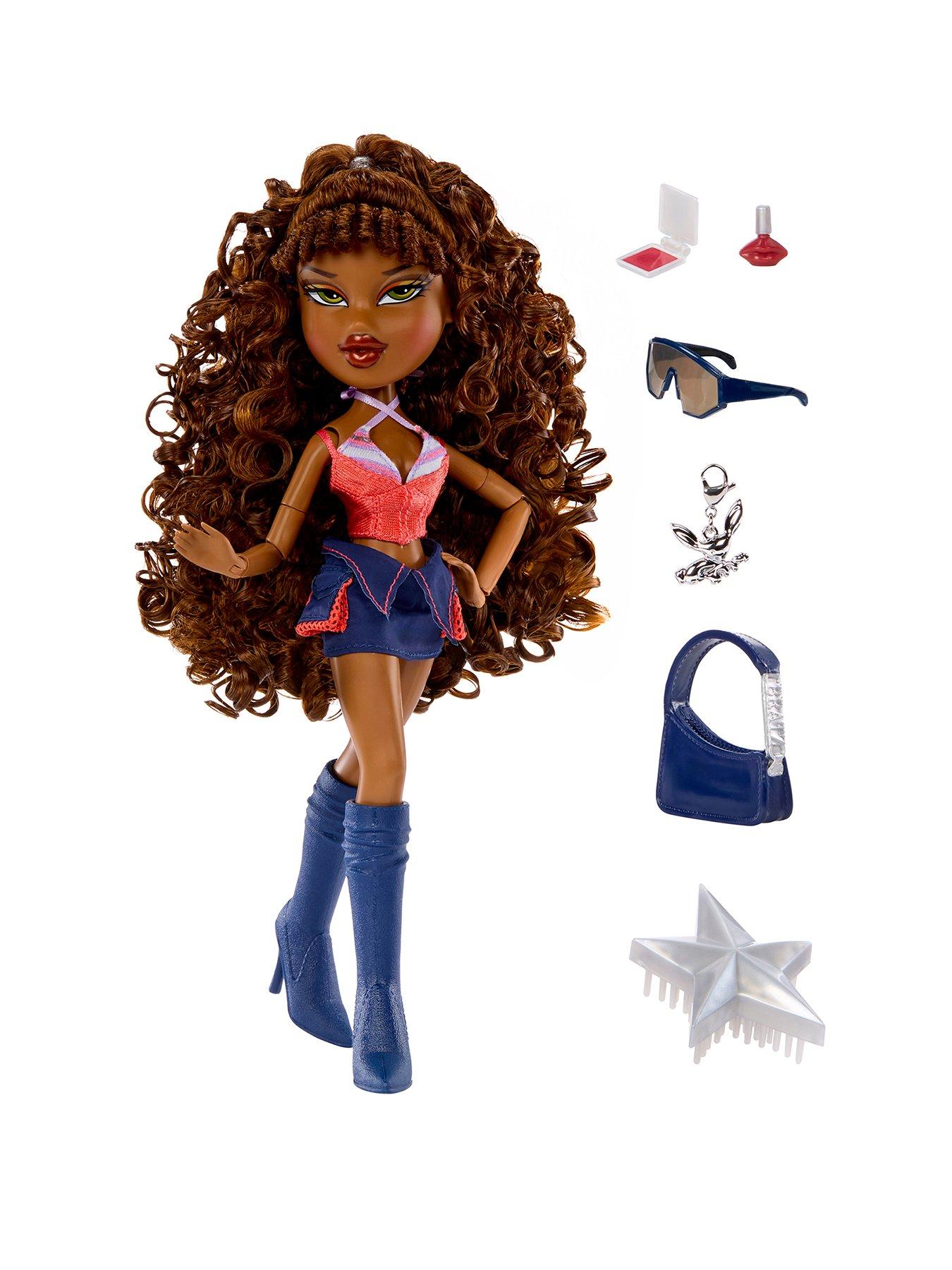Image 1 of 6 of Bratz Sasha 2001 Reimagined Fashion Doll with Bunny Boo Charm, Accessories &amp; Poster