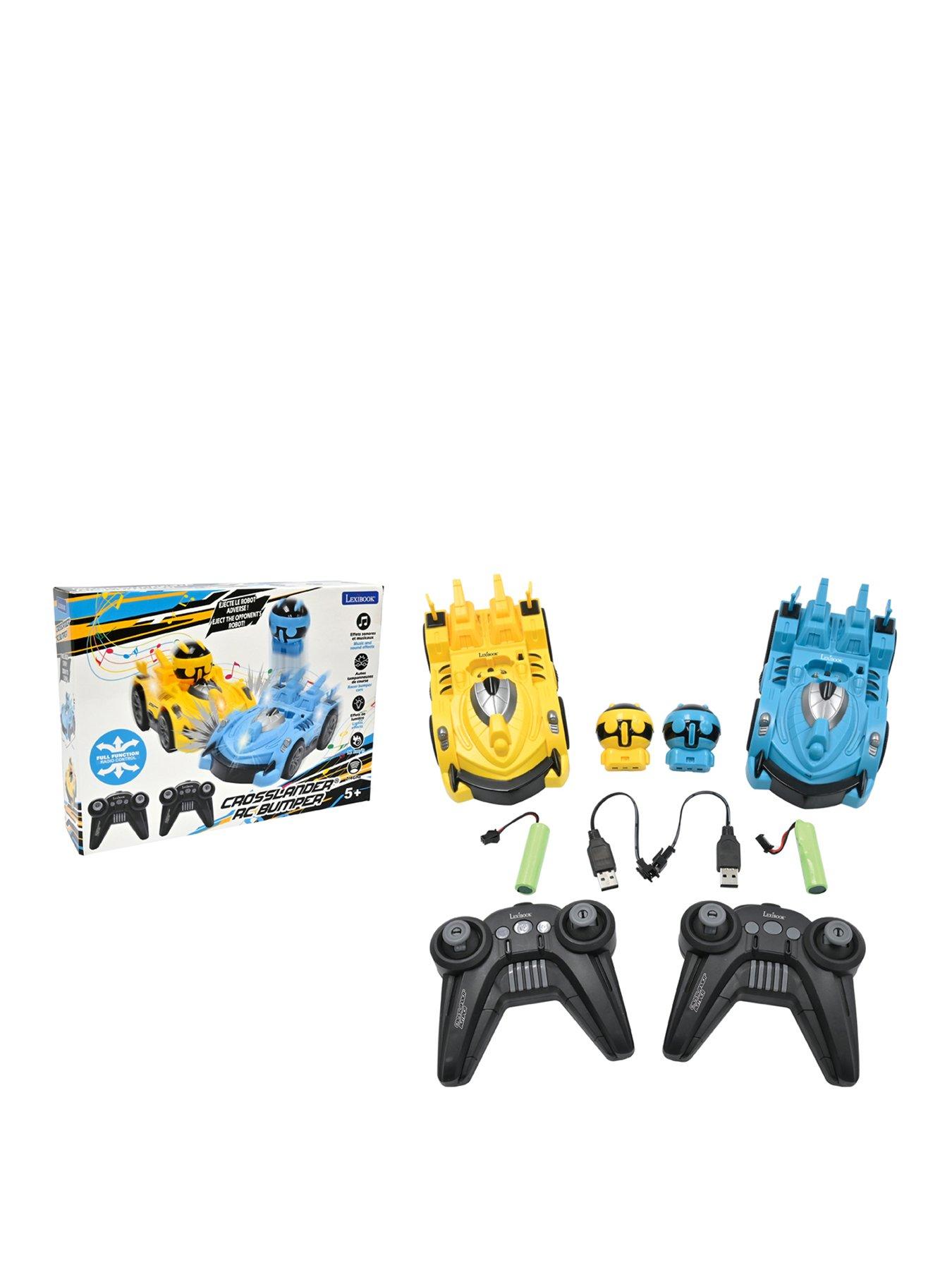 Crosslander Bumper - Set Of 2 Bumper Cars With 2 Removable Figures With Light And Sound Effects in One Colour