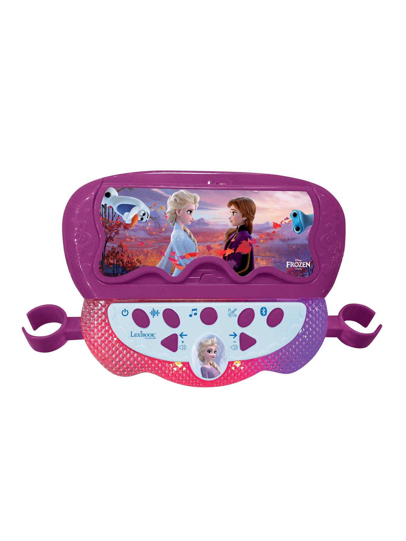 Image 4 of 7 of Disney Frozen Frozen Adjustable Stand with 2 Mic with Voice Effects, Lights, Speaker, Bluetooth speaker