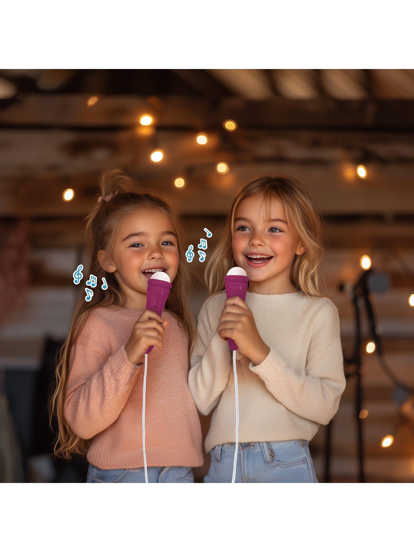 Image 6 of 7 of Disney Frozen Frozen Adjustable Stand with 2 Mic with Voice Effects, Lights, Speaker, Bluetooth speaker